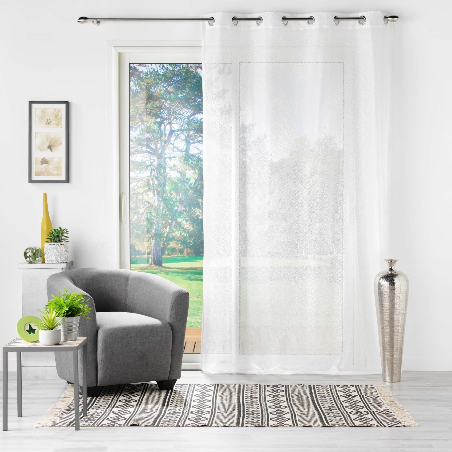 TENDAGGIO CON OCCHIELLI 140 X 280 CM MAGLIA CASTILL3c