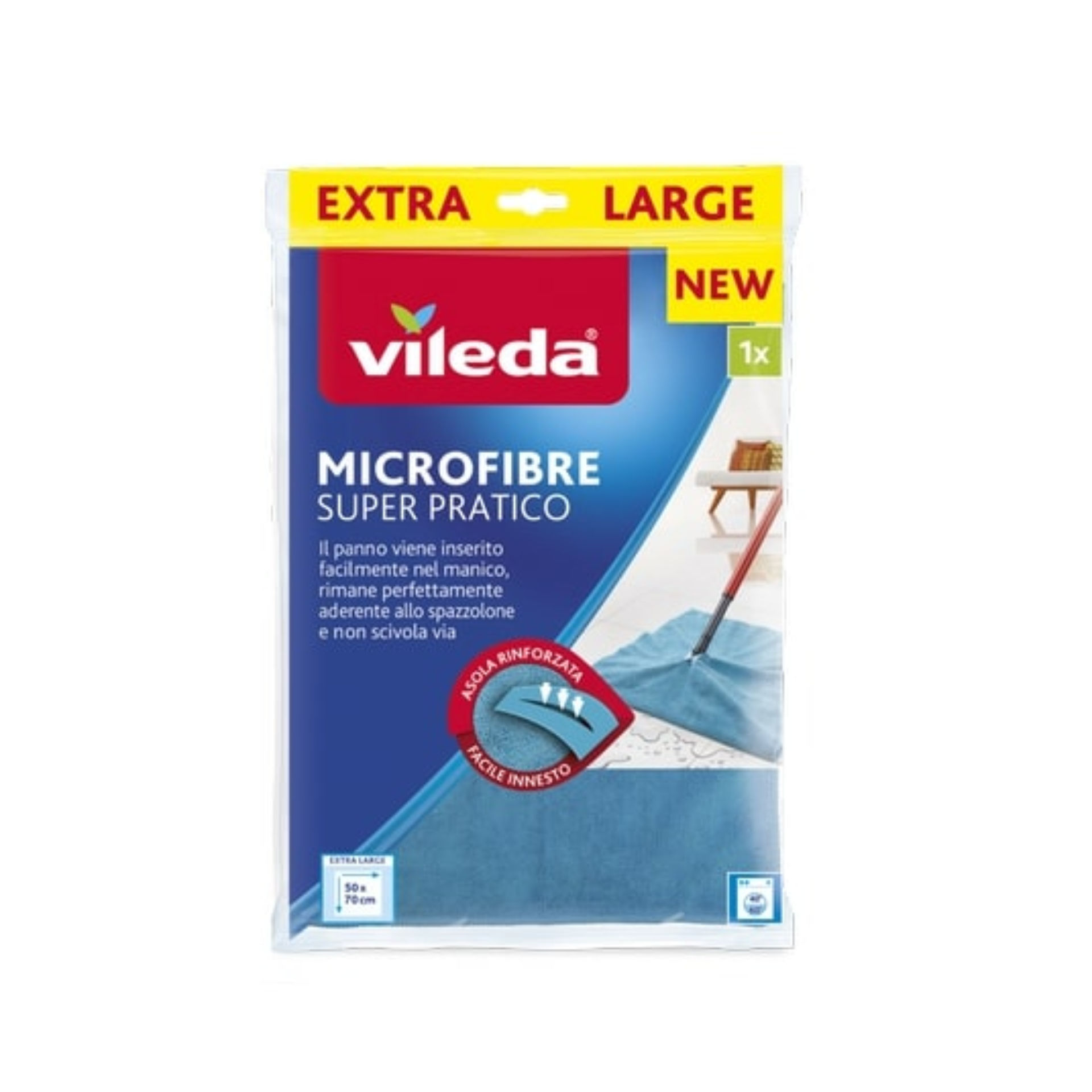 VILEDA PANNO PAVIMENTI MICROFIBRE SUPER PRATICOVileda