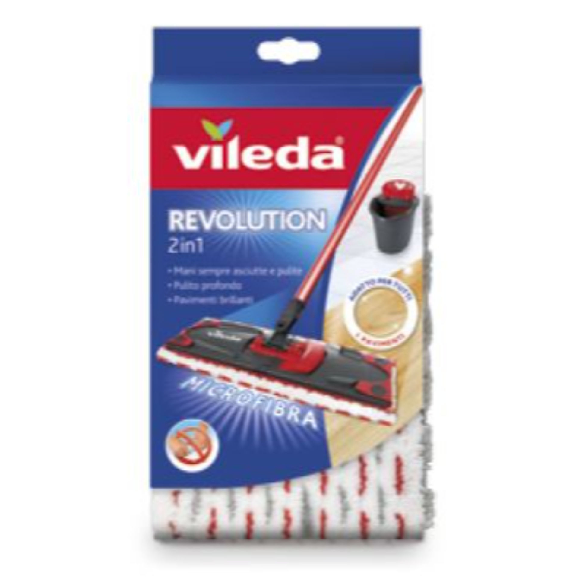 VILEDA PANNO RICAMBIO REVOLUTION 2 IN 1Vileda