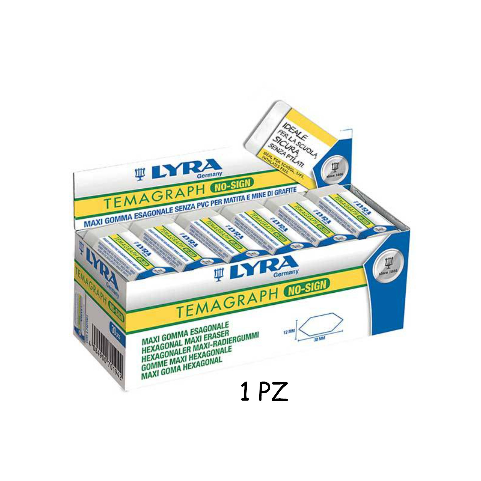 LYRA TEMAGRAPH MAXI GOMMA NO SIGNLyra