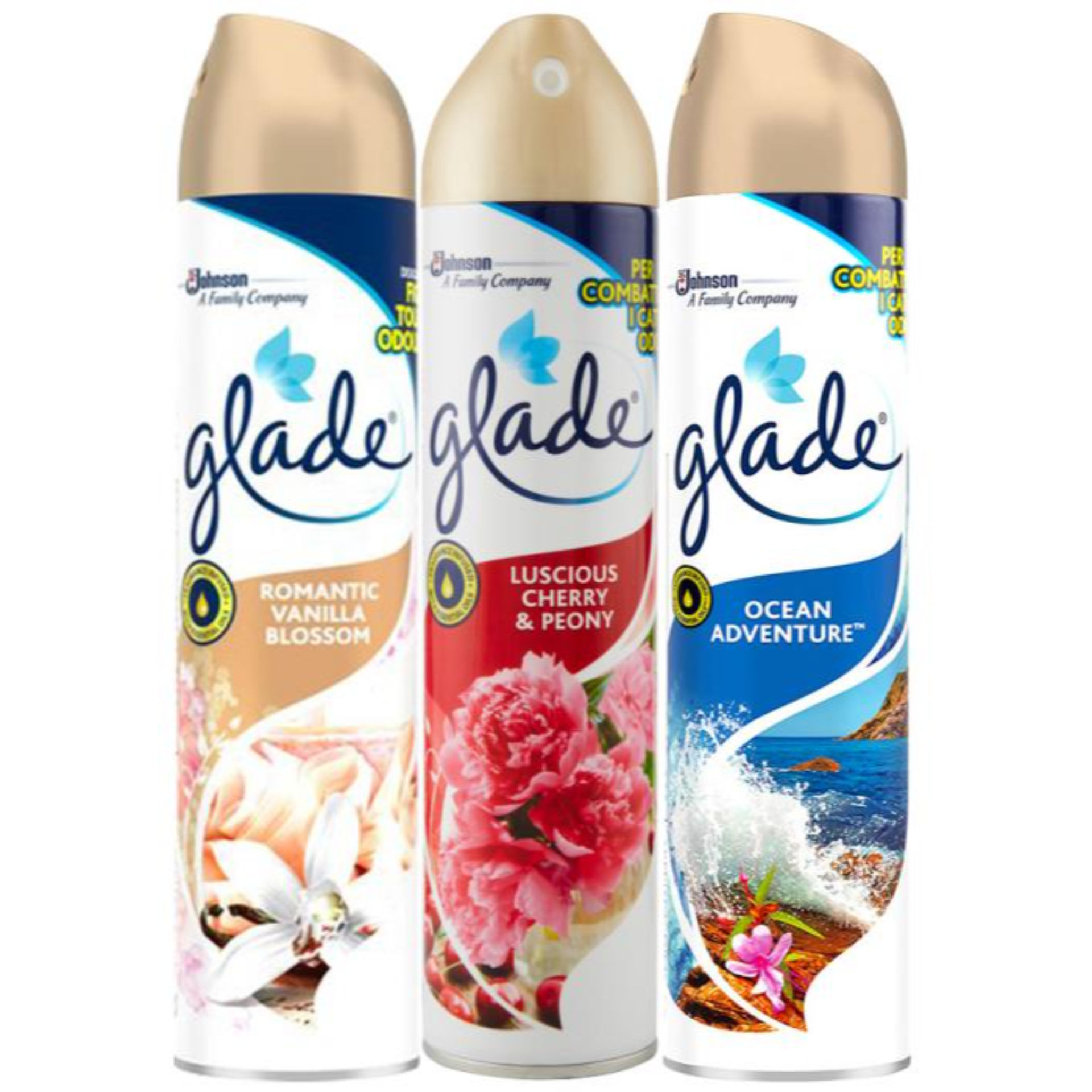 GLADE SPRAY MIX (2) VAN&CHERRY A.386Glade