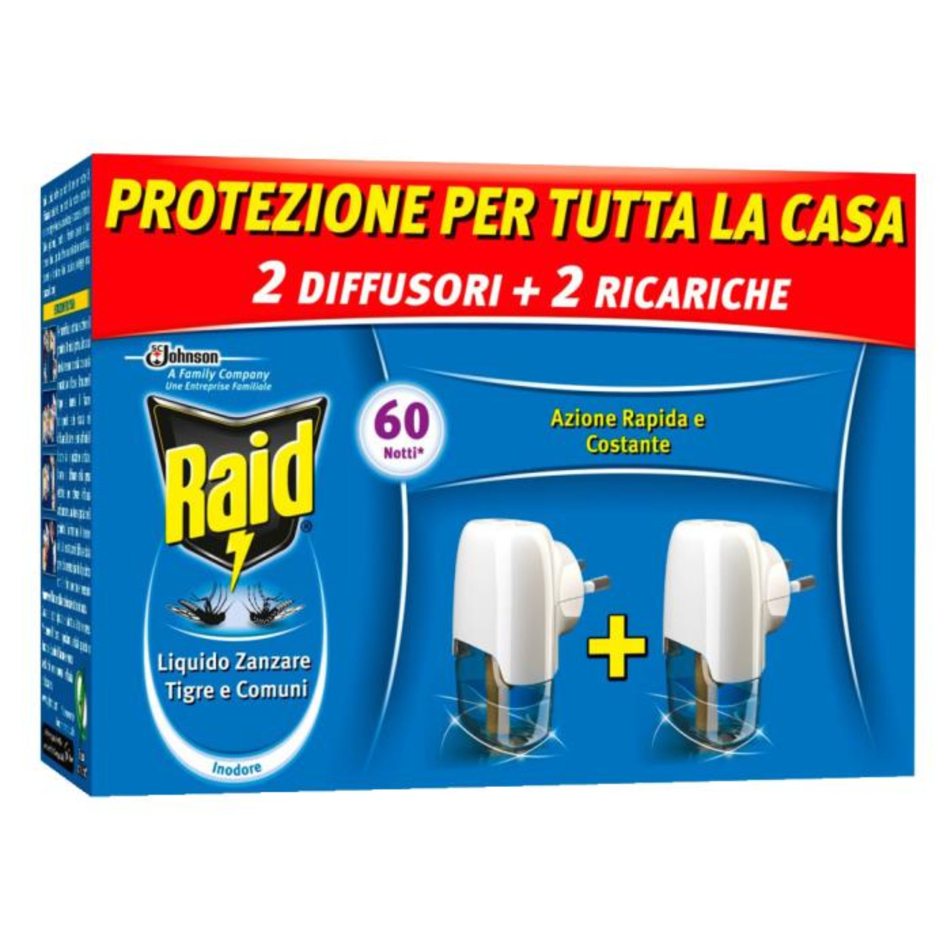 RAID LIQUIDO DIFFUSORE BIPACCO A.338Raid