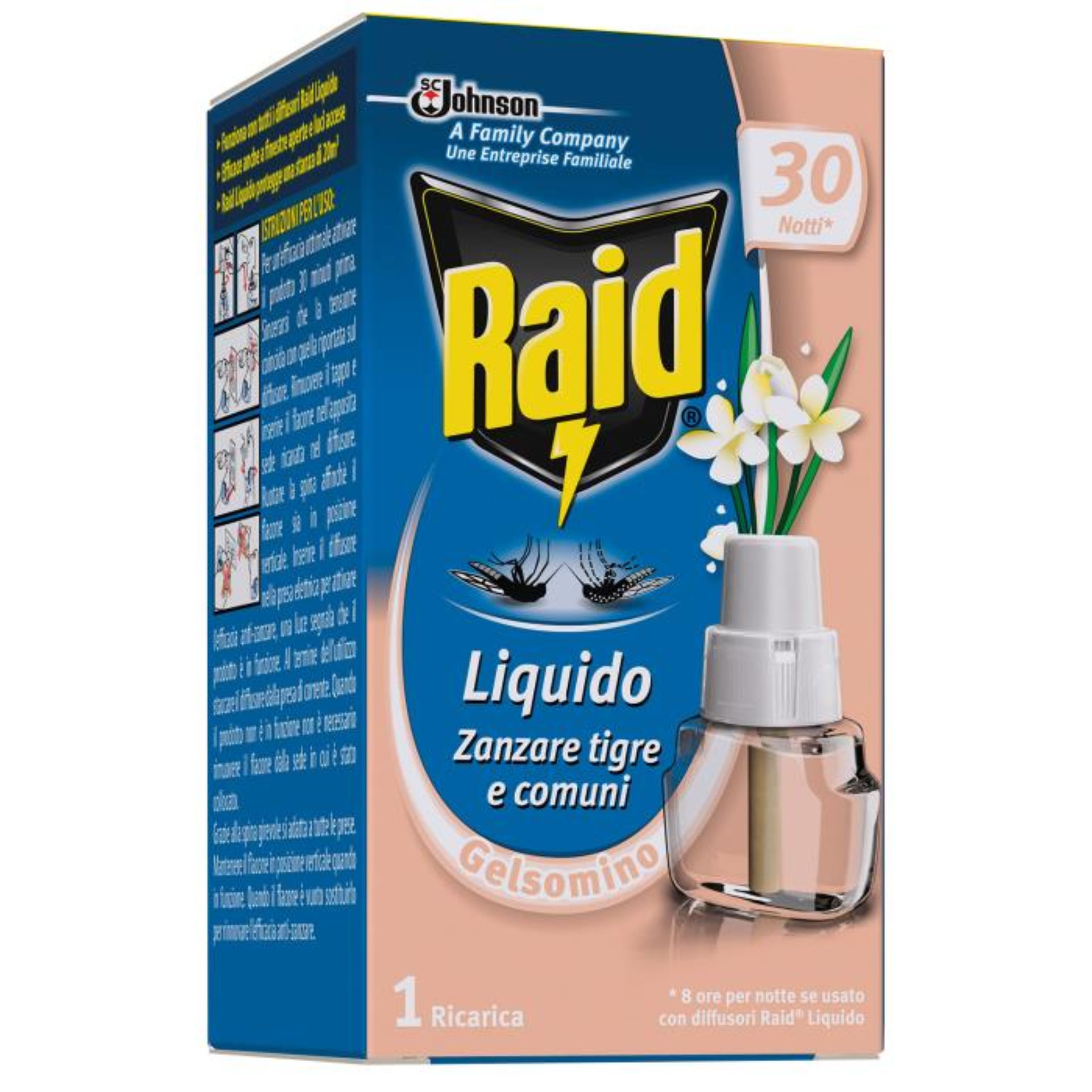 RAID LIQUIDO RIC 30NOTTI GELSOMINO A.328Raid