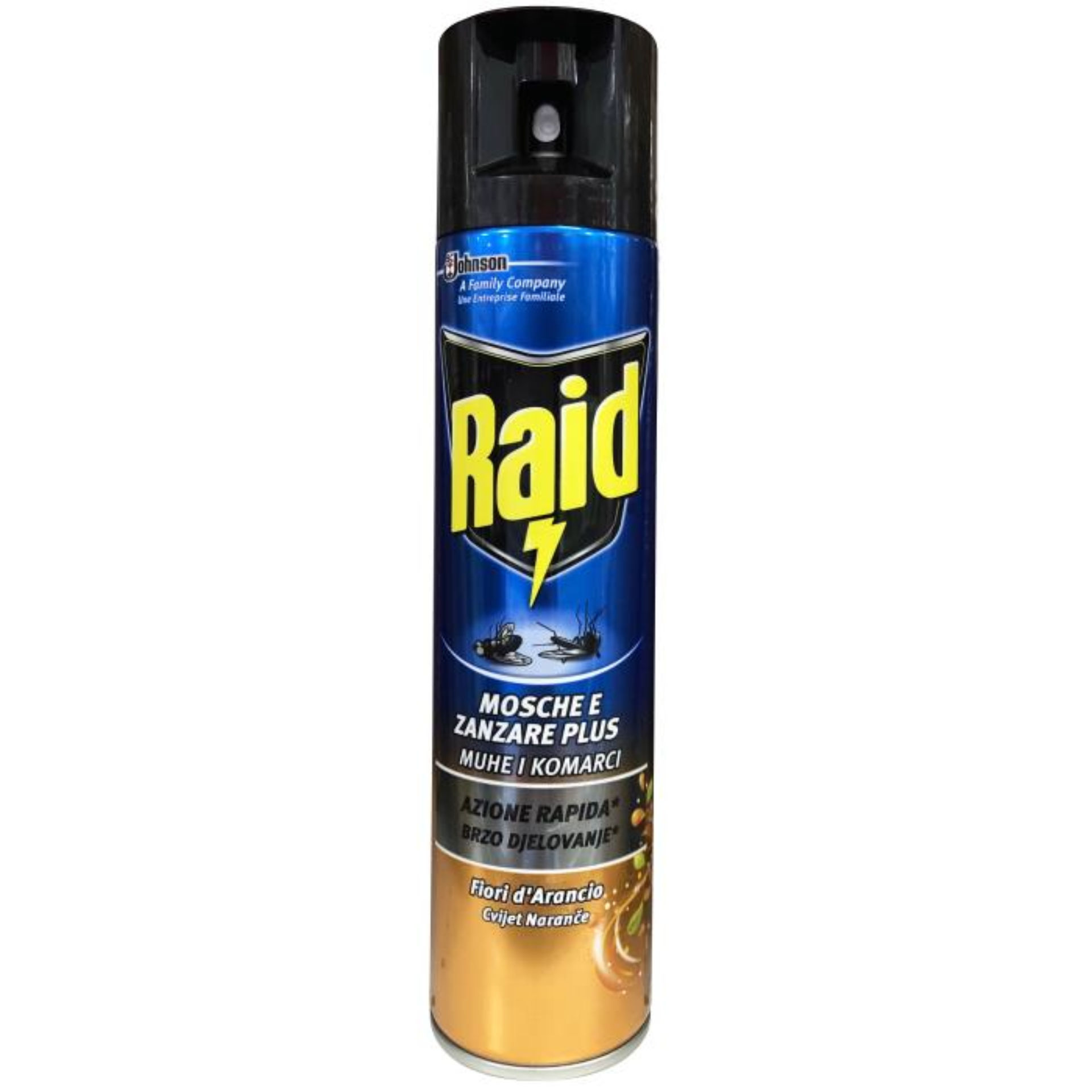 RAID SPRAY MOS&ZAN 400ML ARANCIO A.361Raid
