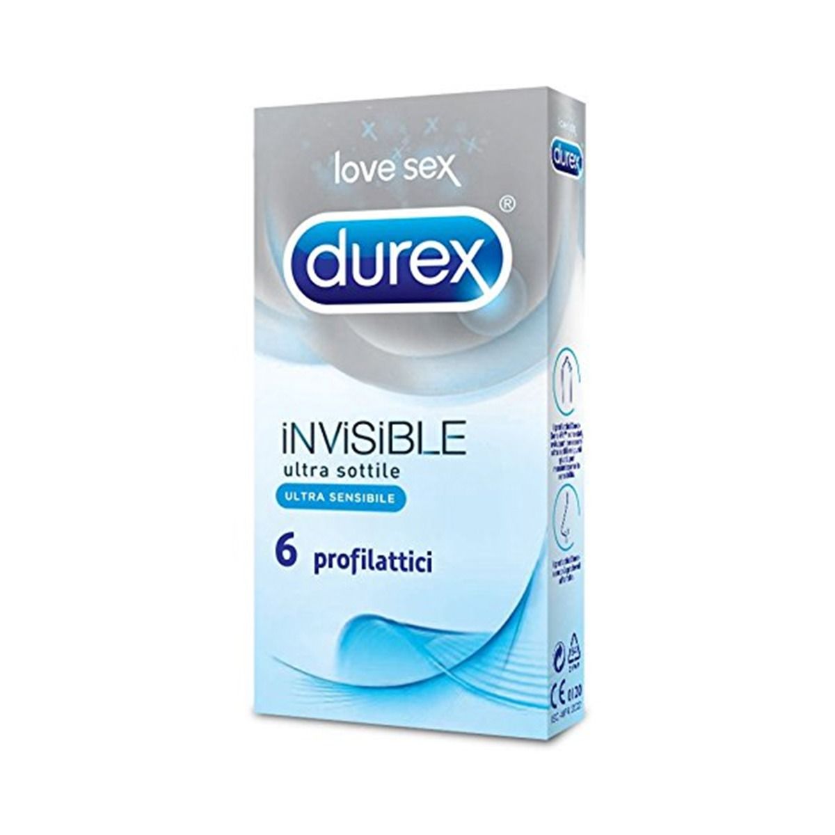 DUREX INVISIBLE ULTRA SOTTILE 6PZDurex