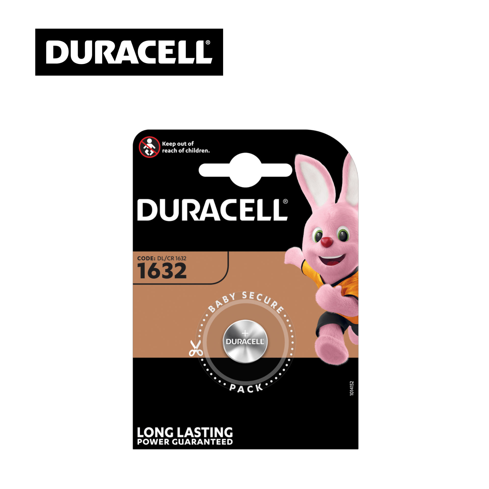 DURACELL BATTERIA A BOTTONE AL LITIO DA 3V 1632Duracell
