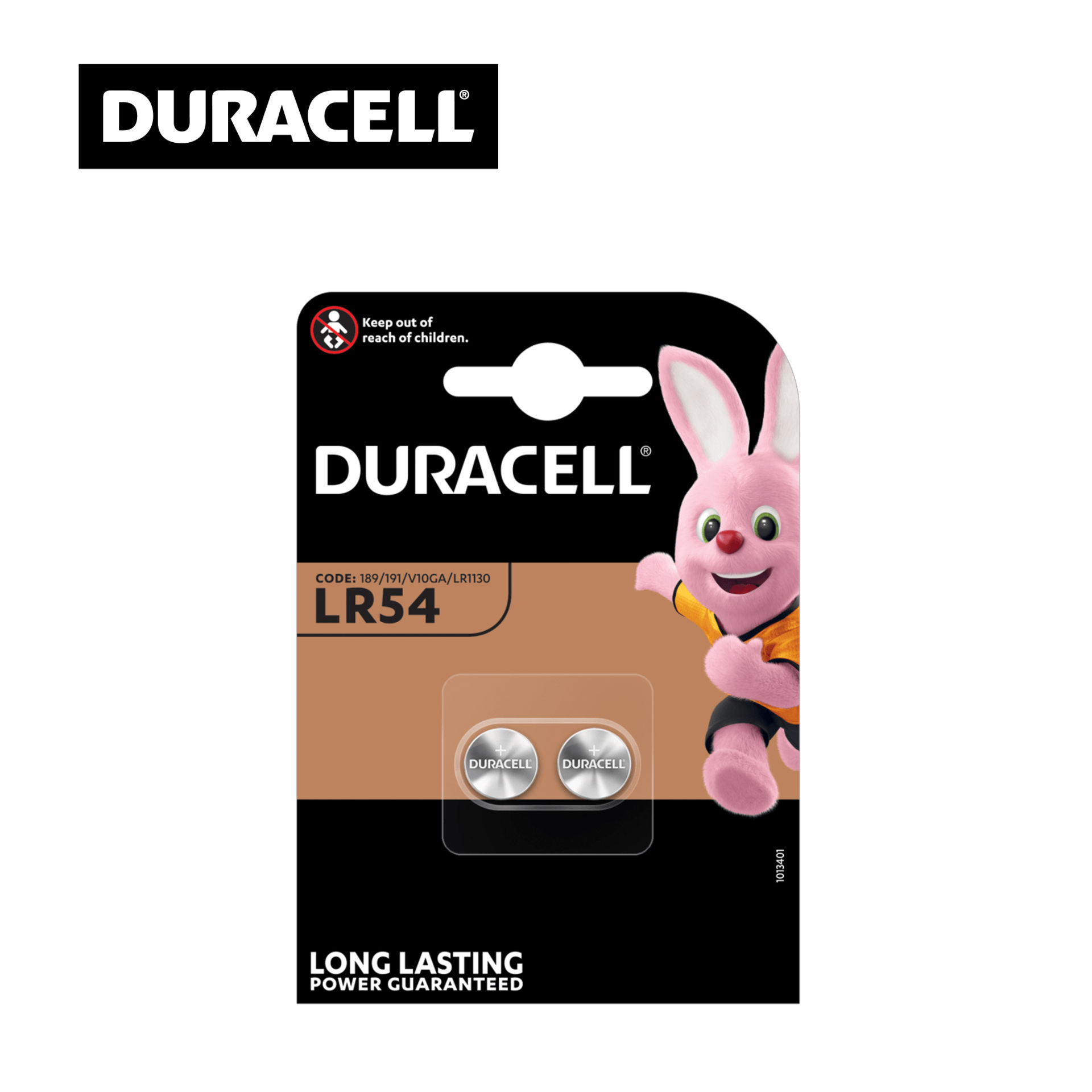 DURACELL BATTERIE A BOTTONE ALCALINE DA 1,5V LR54Duracell