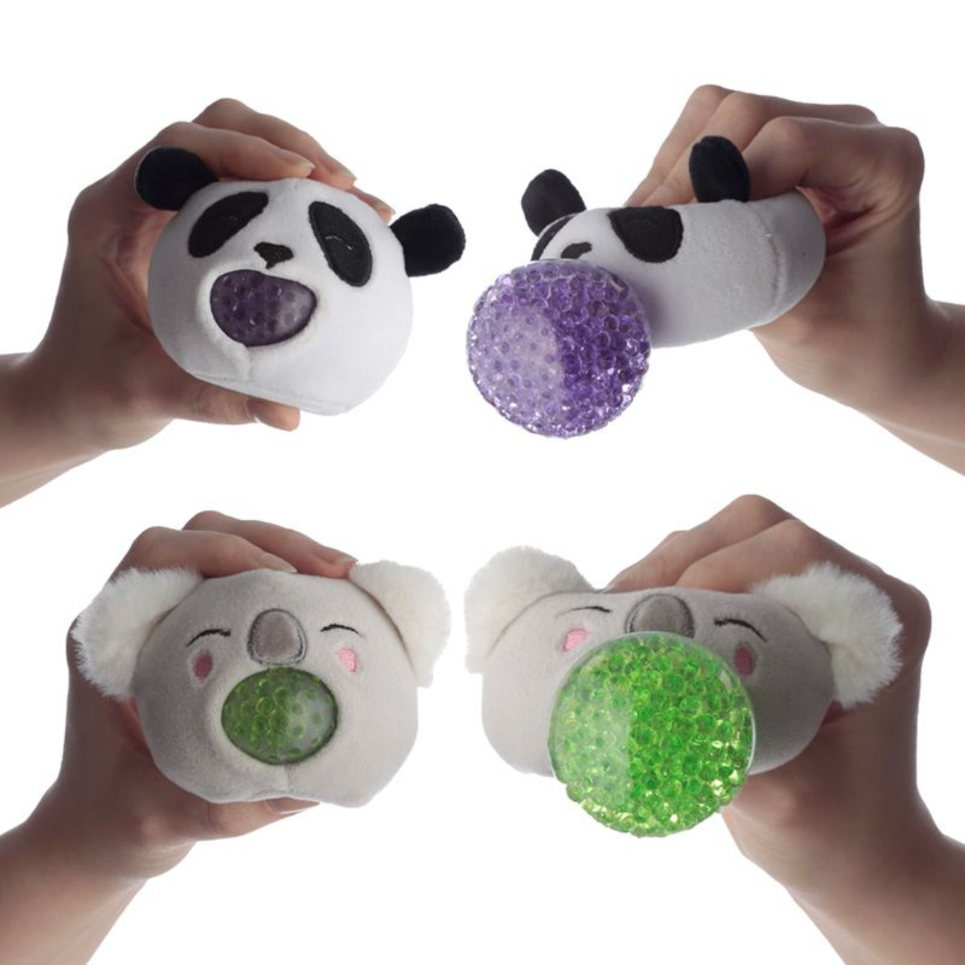 ANTISTRESS DI PELUCHE CON SLIME - ANIMALI DELLO ZOPuckator