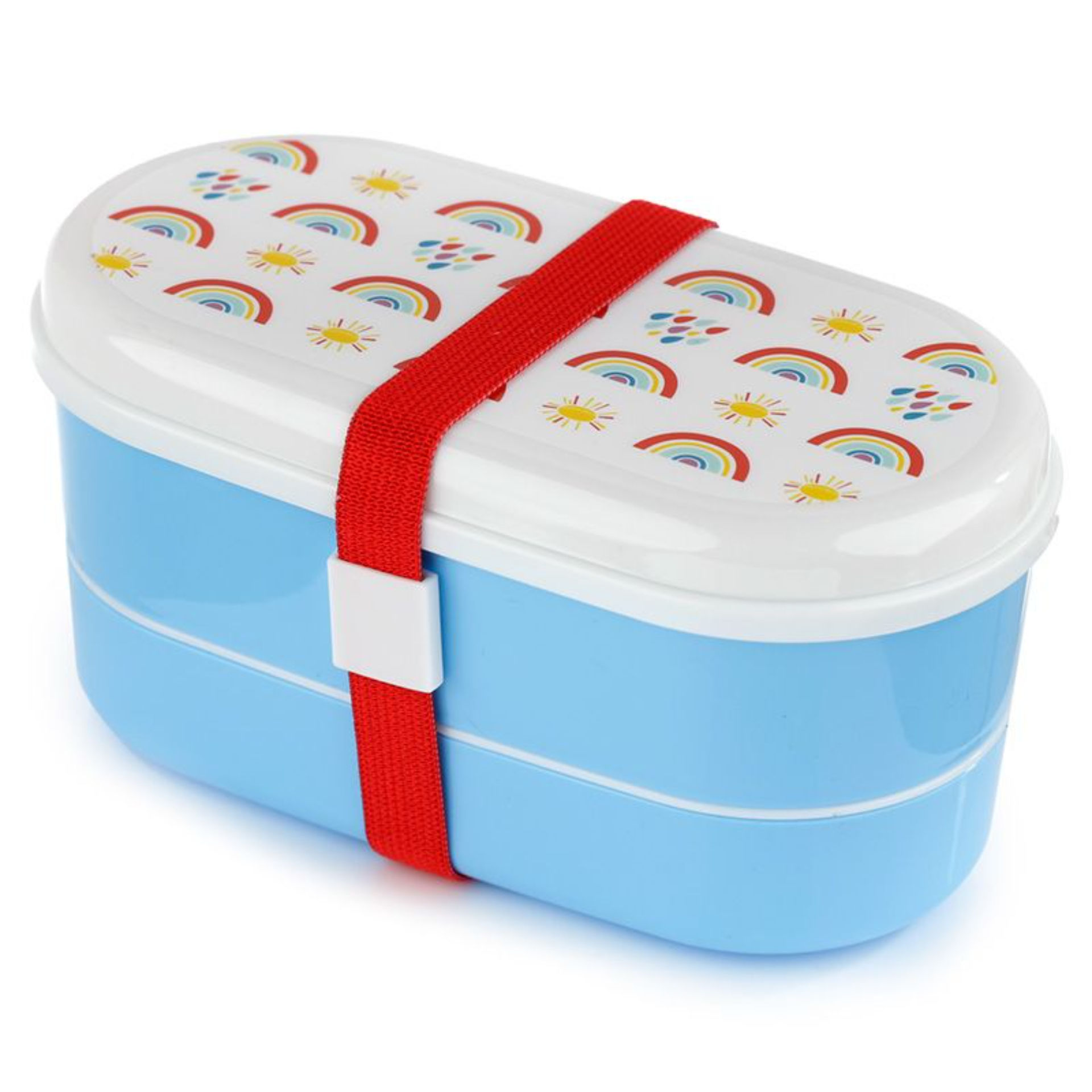 Set di Contenitori per Alimenti Bento con Posate - ArcobalenoPuckator