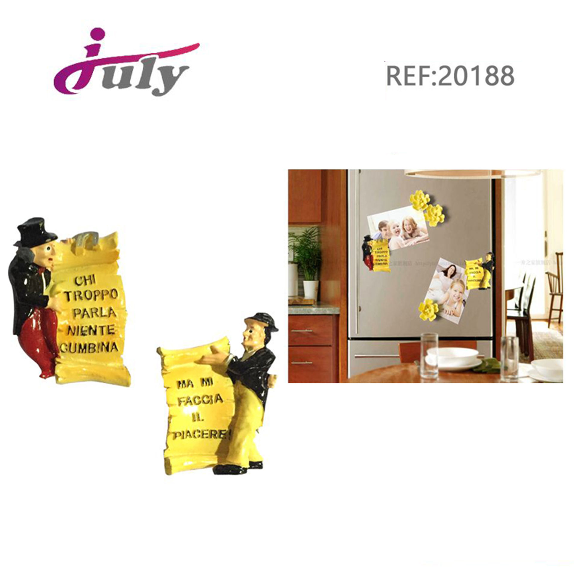 CALAMITA DA FRIGO-OMINO NEROParty Go