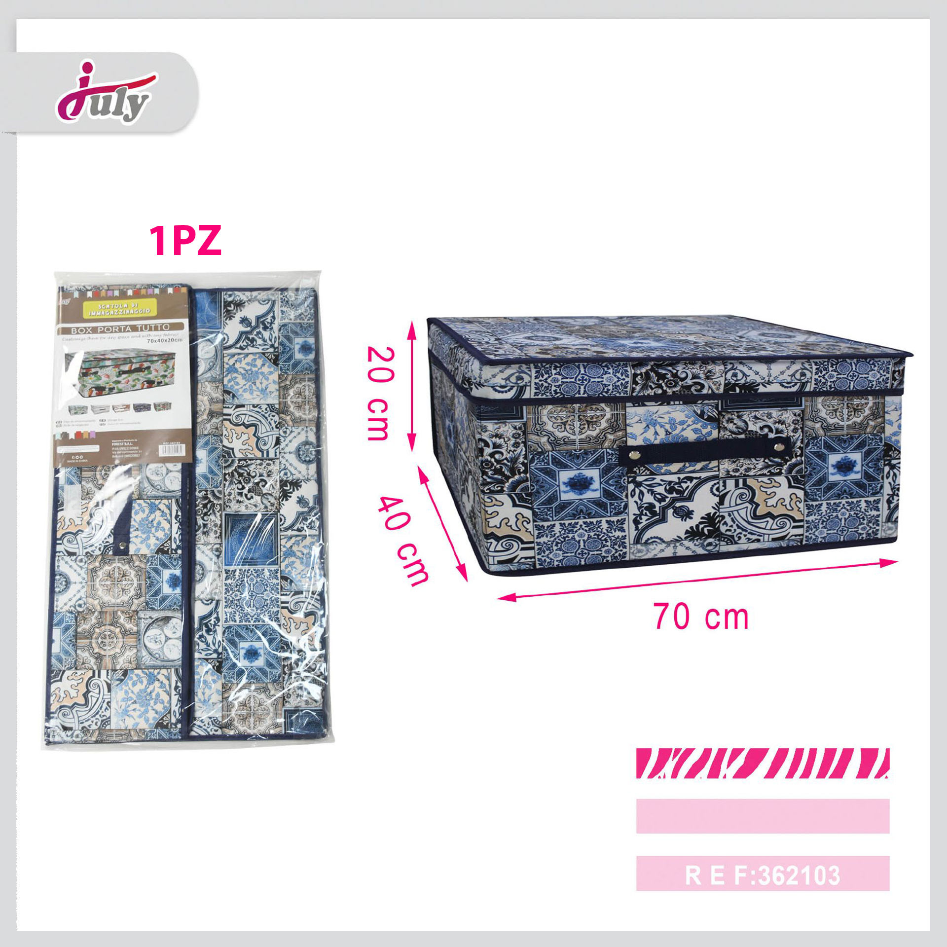 SCATOLA DI IMMAGAZZINAGGIO IMPERMEABILE  70*40*20CParty Go