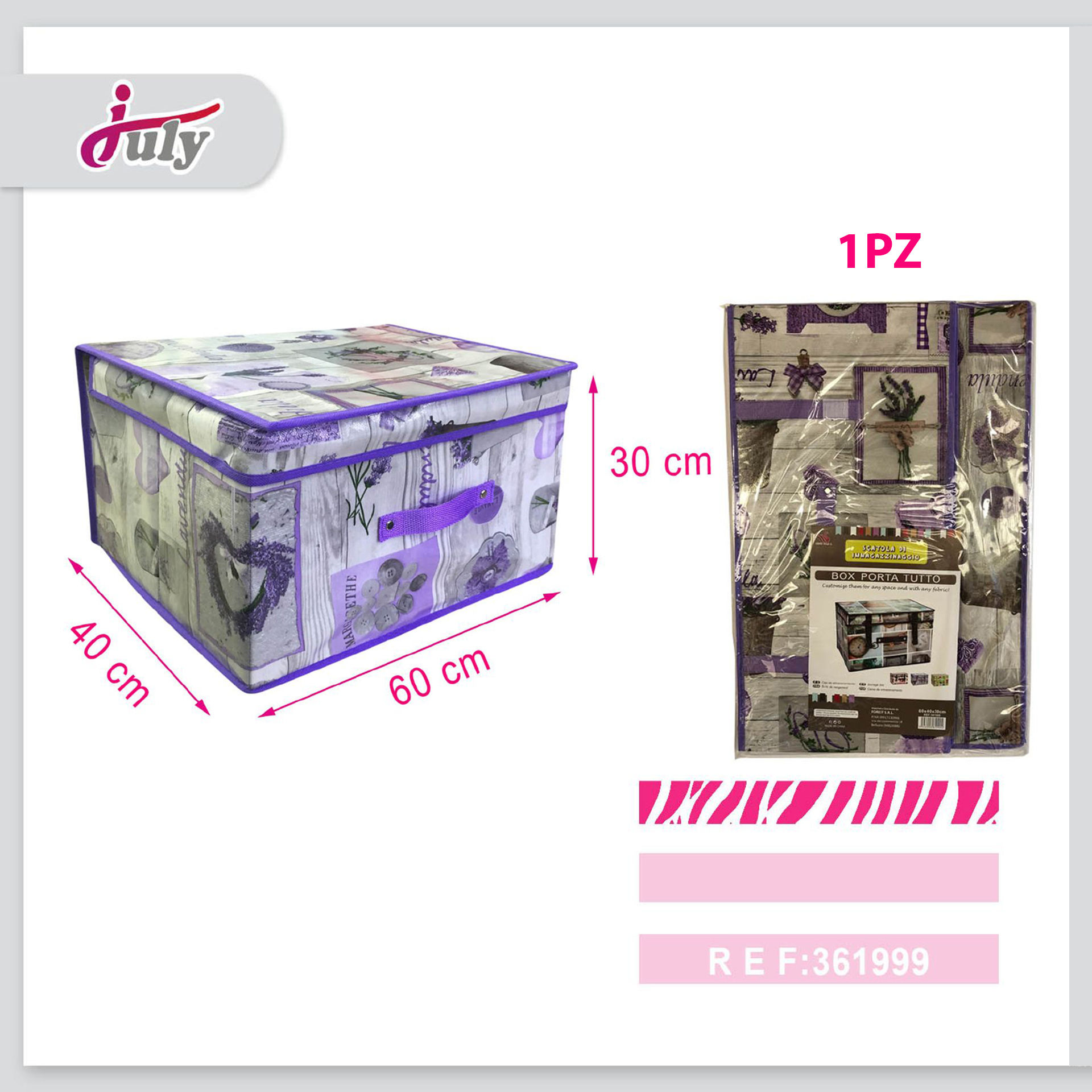 SCATOLA DI IMMAGAZZINAGGIO IMPERMEABILE 60*40*30CMParty Go