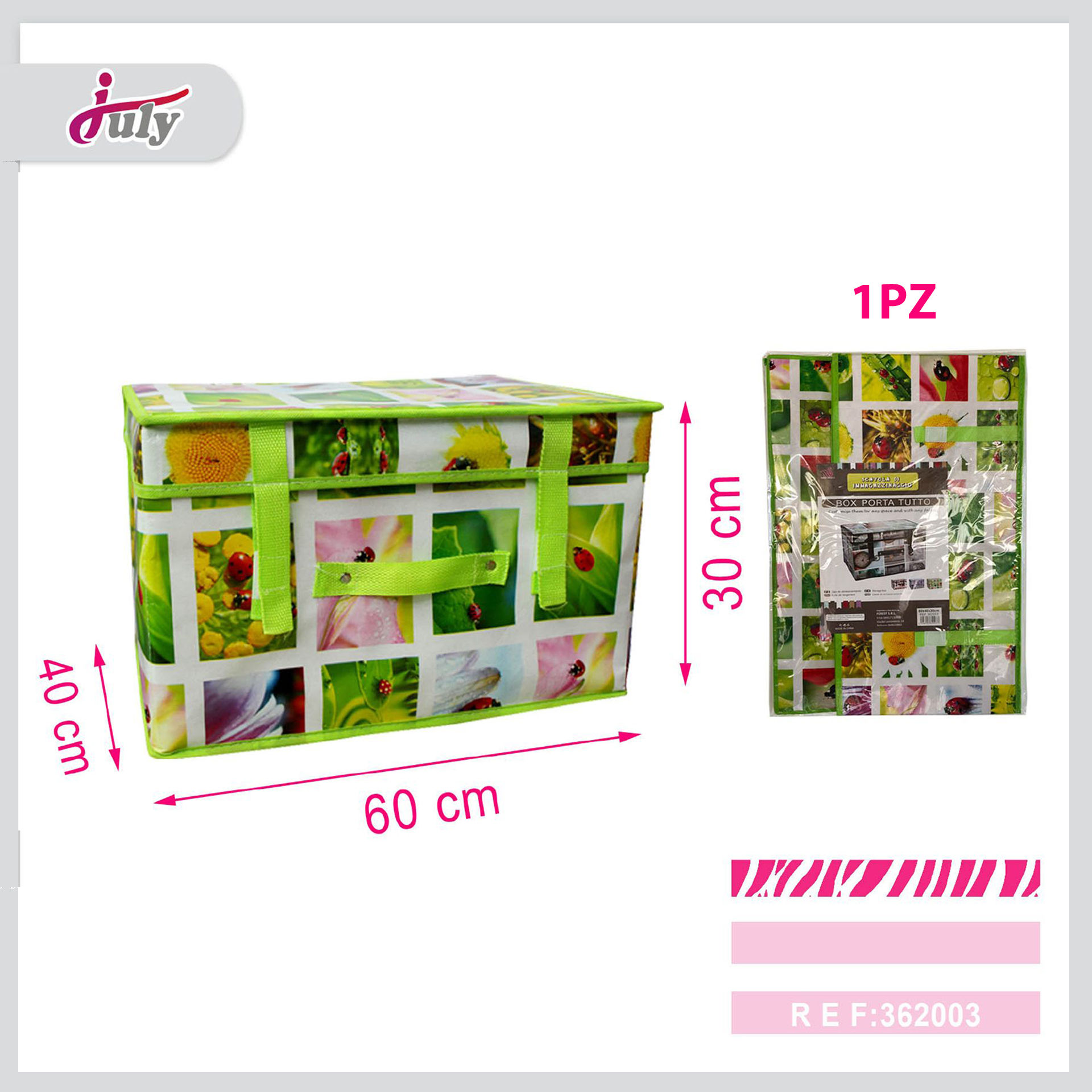 SCATOLA DI IMMAGAZZINAGGIO IMPERMEABILE 60*40*30CMParty Go