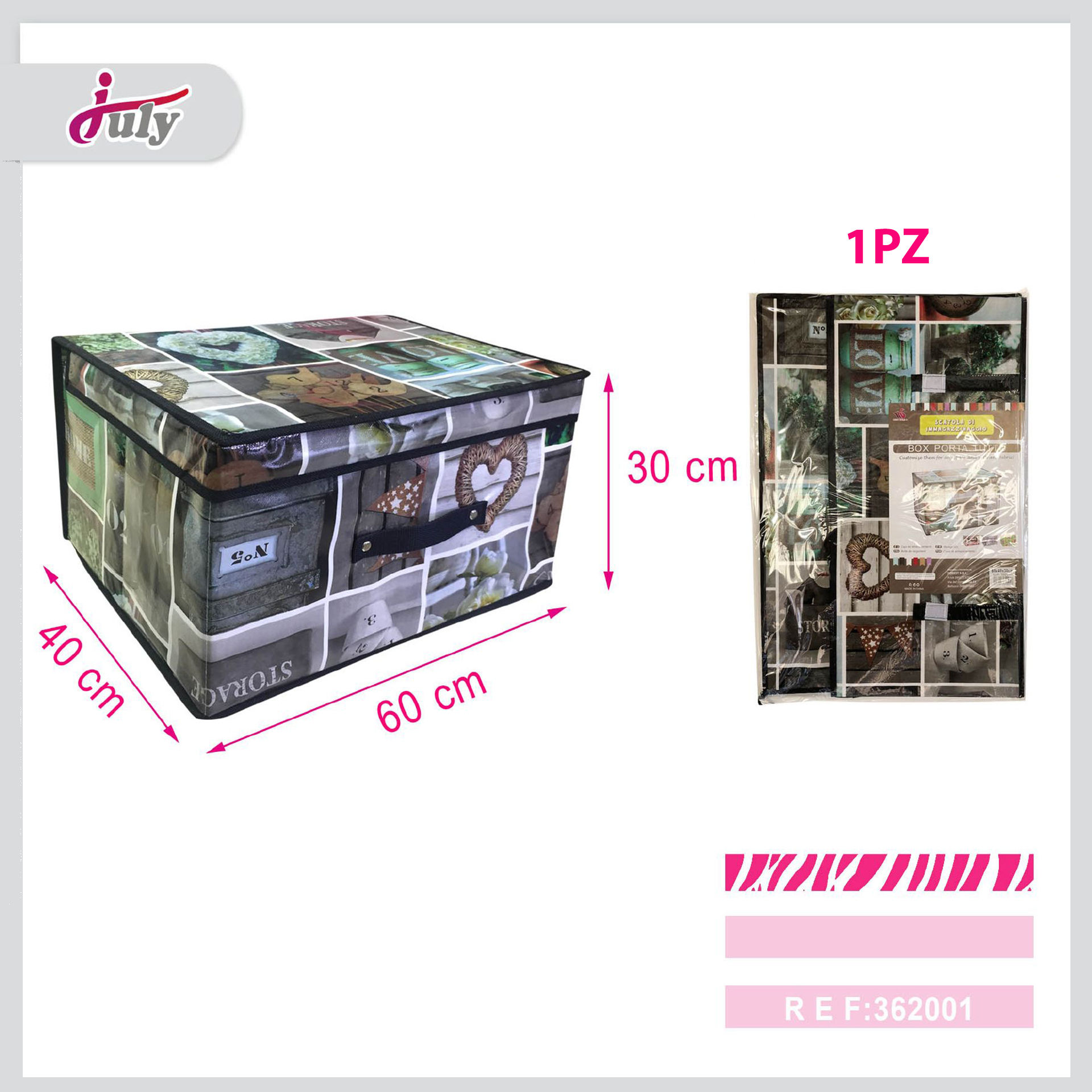 SCATOLA DI IMMAGAZZINAGGIO IMPERMEABILE 60*40*30CMParty Go