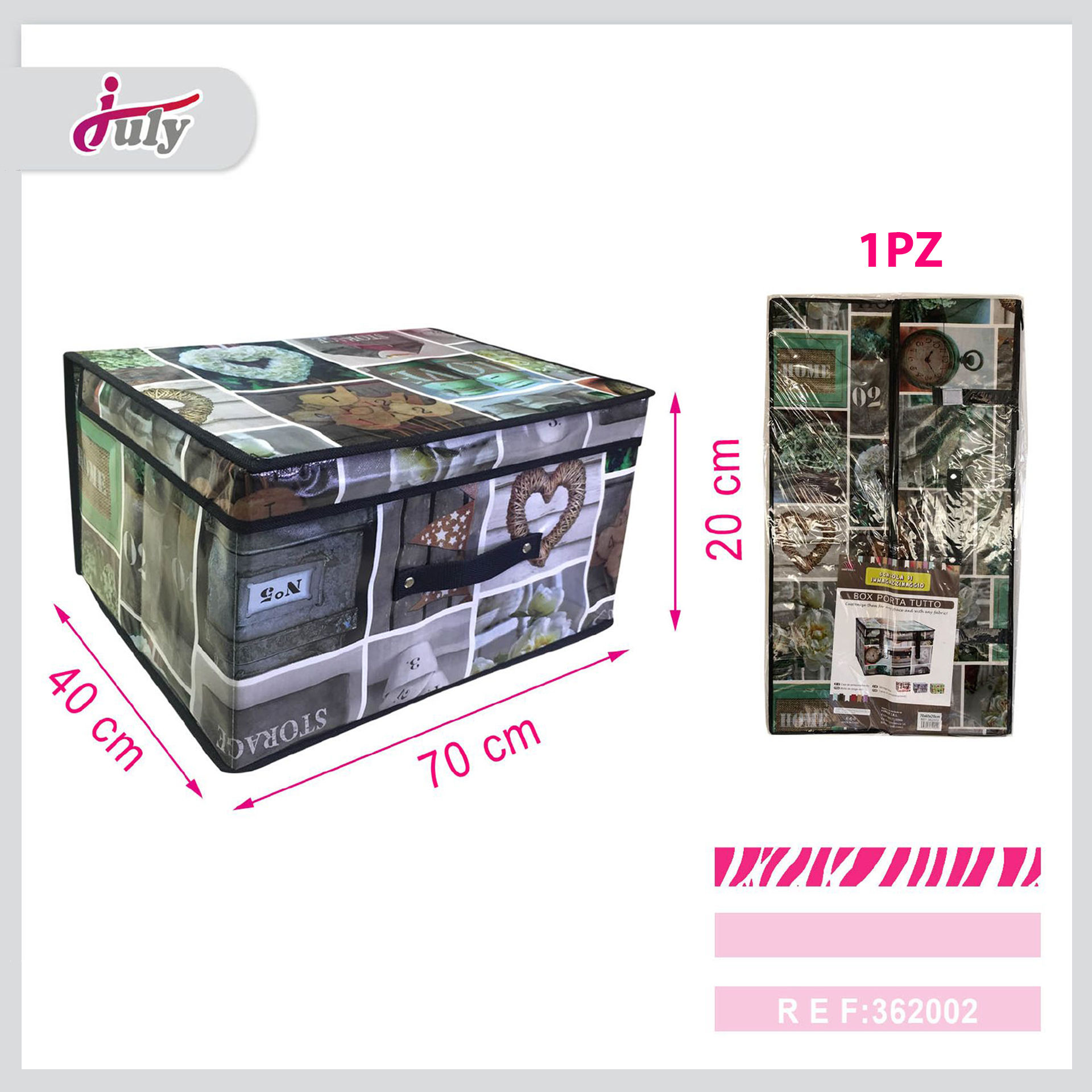 SCATOLA DI IMMAGAZZINAGGIO IMPERMEABILE 70*40*20CMParty Go