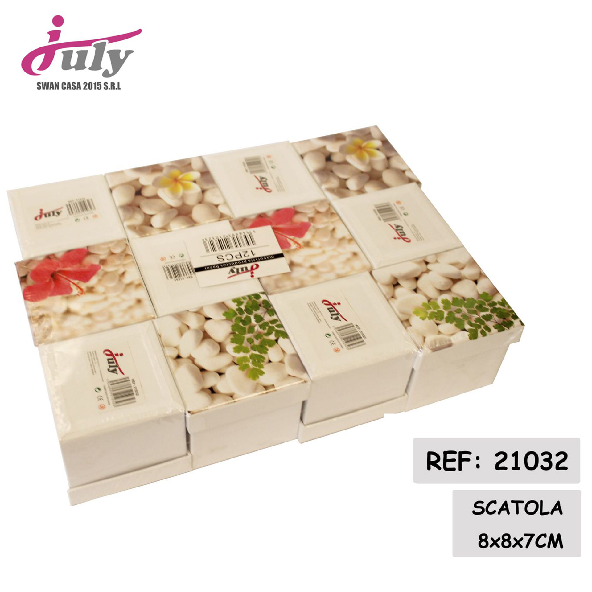 SCATOLA QUADRATA 8*8*7CMParty Go