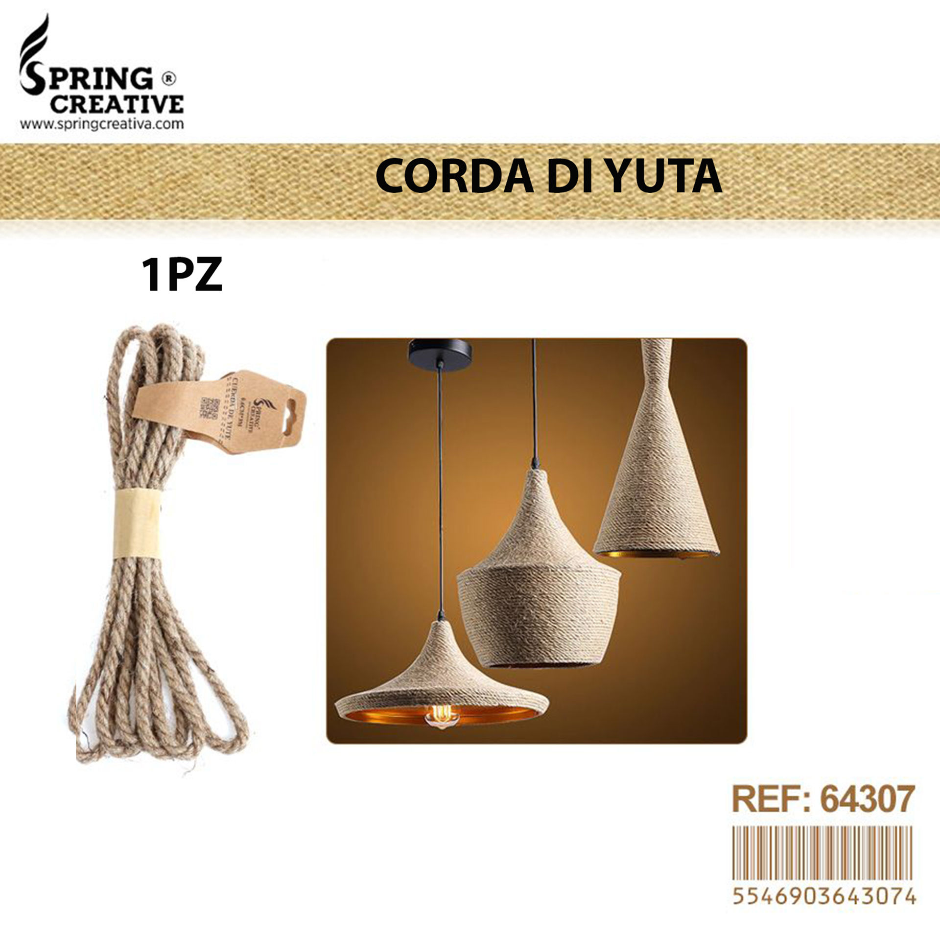 DECORAZIONE IN YUTA 0.6X3MParty Go