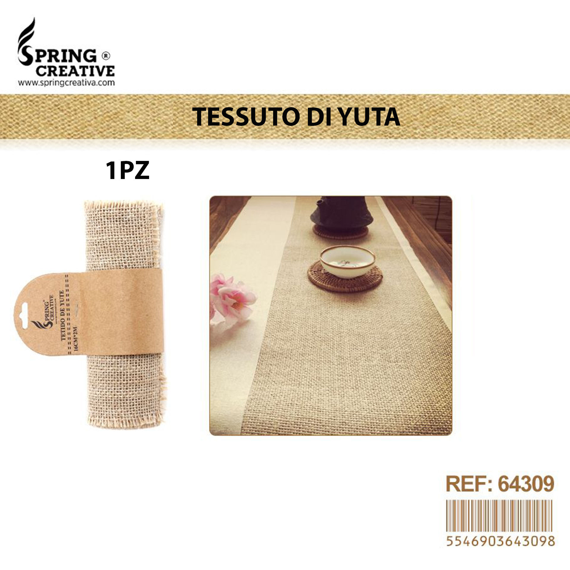 DECORAZIONE IN YUTA 16*2MParty Go