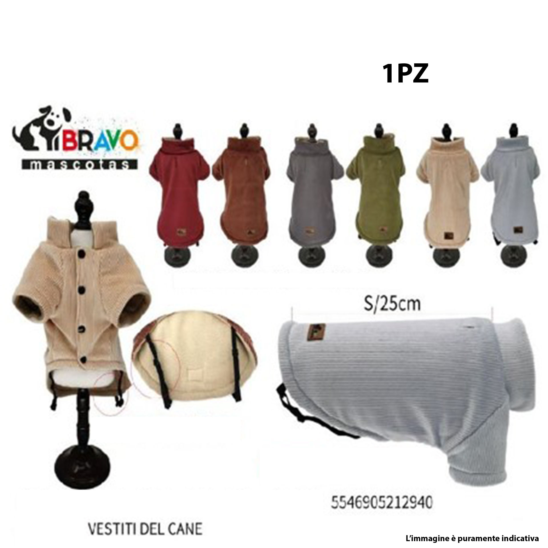 VESTITI DEL CANE S/25CMBravo1997