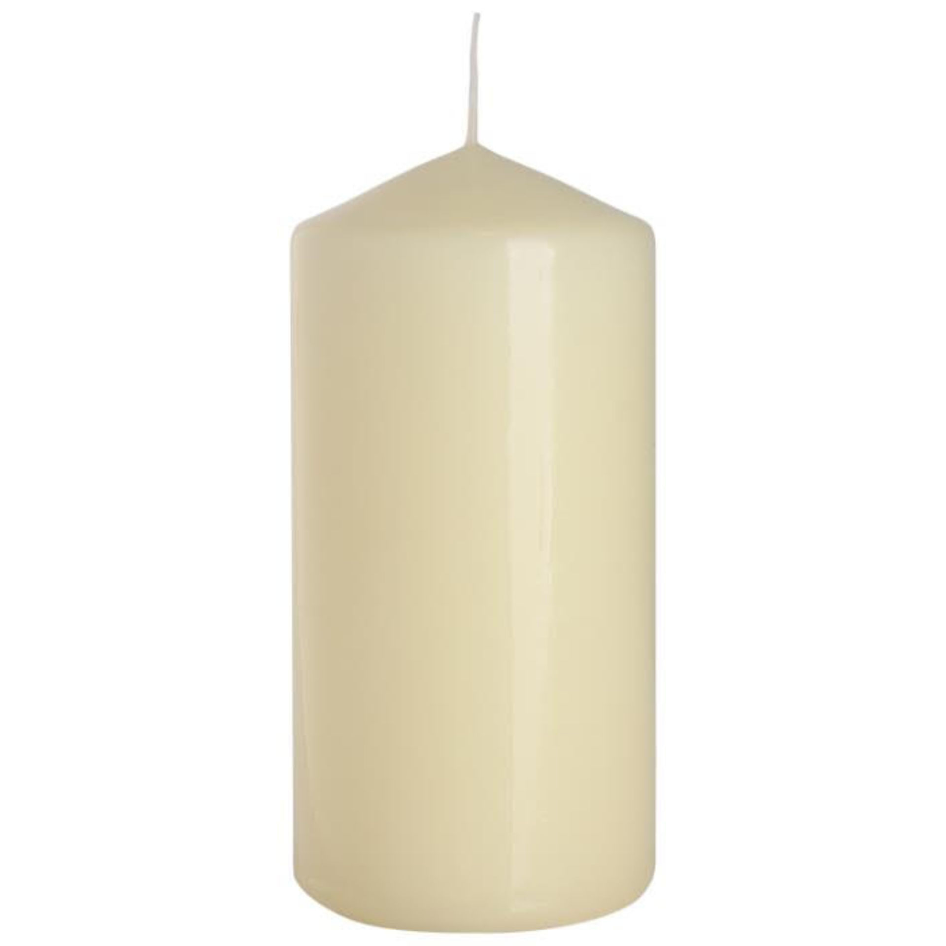 BISPOL CAND. DIAM.5,8X12CM. AVORIO L191
