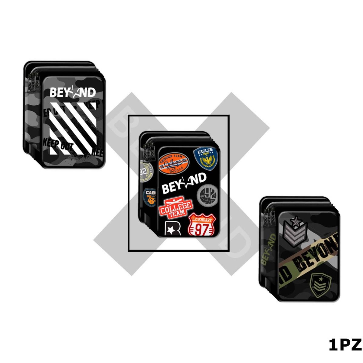 ASTUCCIO 3 ZIP BEYOND BOY 1004P9810