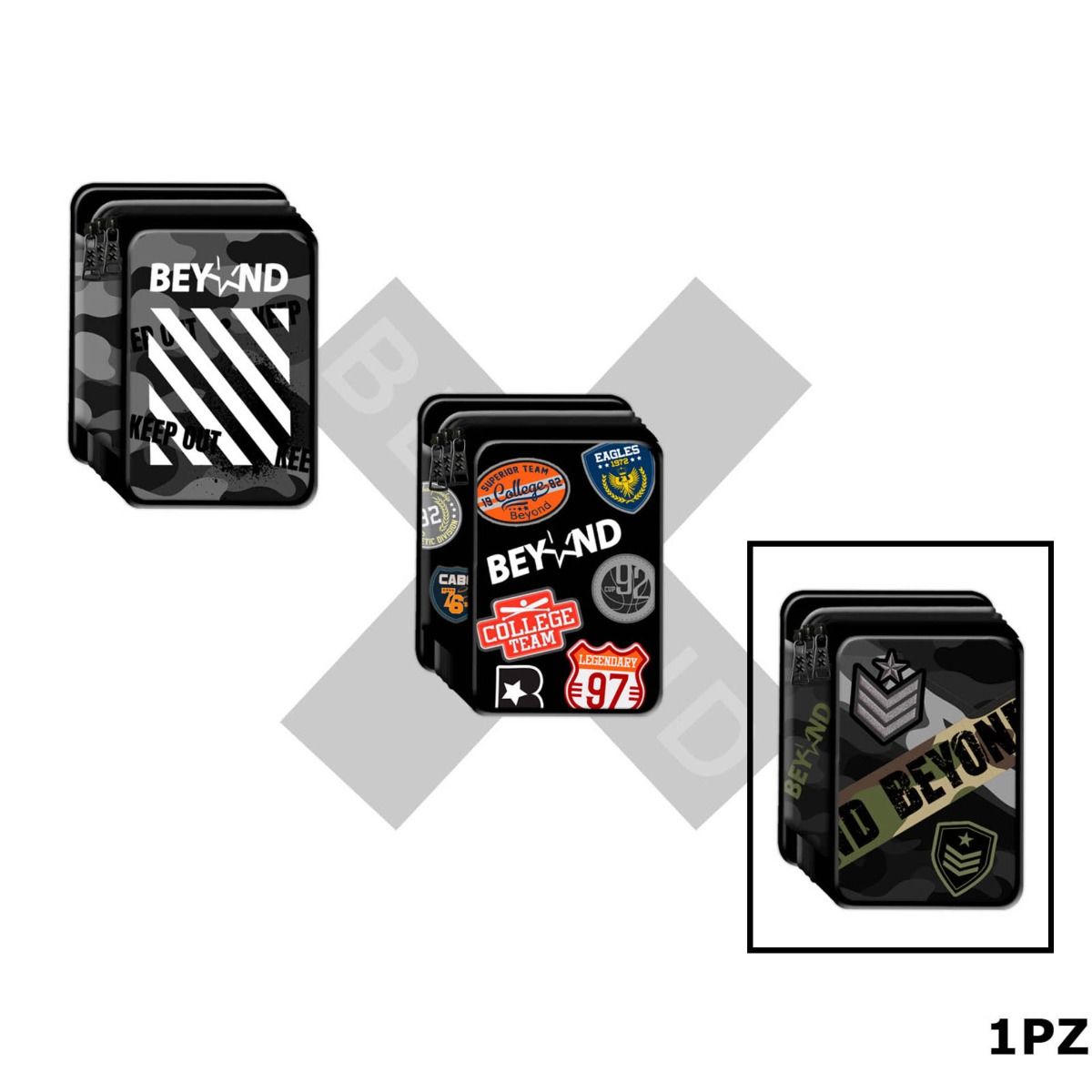 ASTUCCIO 3 ZIP BEYOND BOY 1004P9811