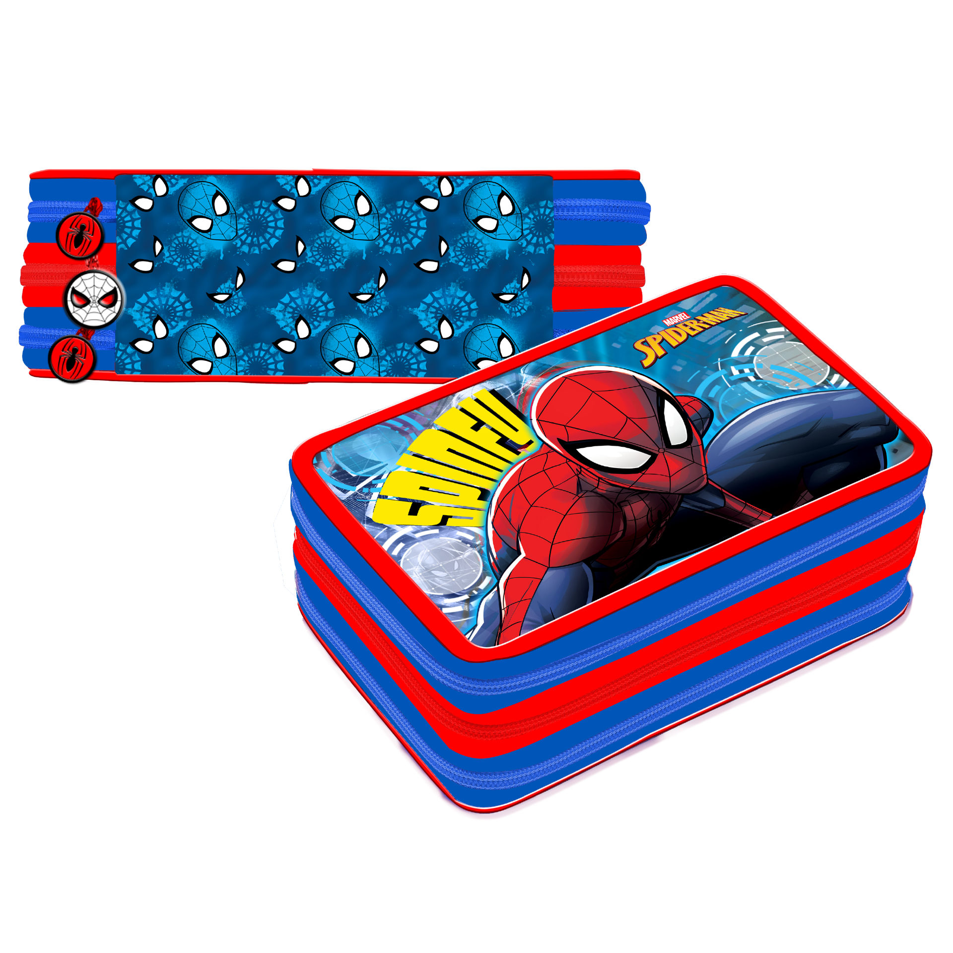 ASTUCCIO 3ZIP SPIDERMAN DELUXE