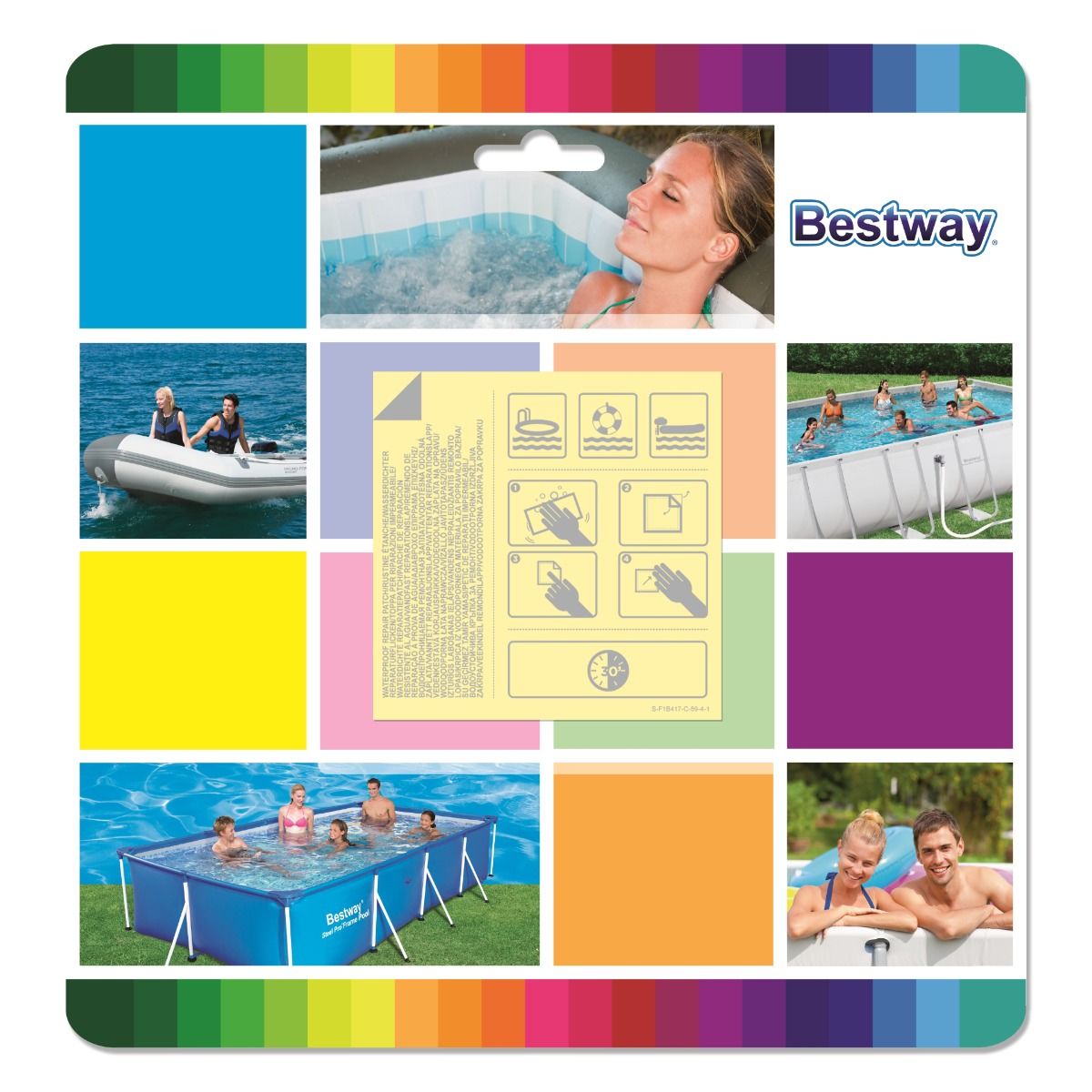 TOPPE DI RIPARAZIONE PER PISCINEBestway