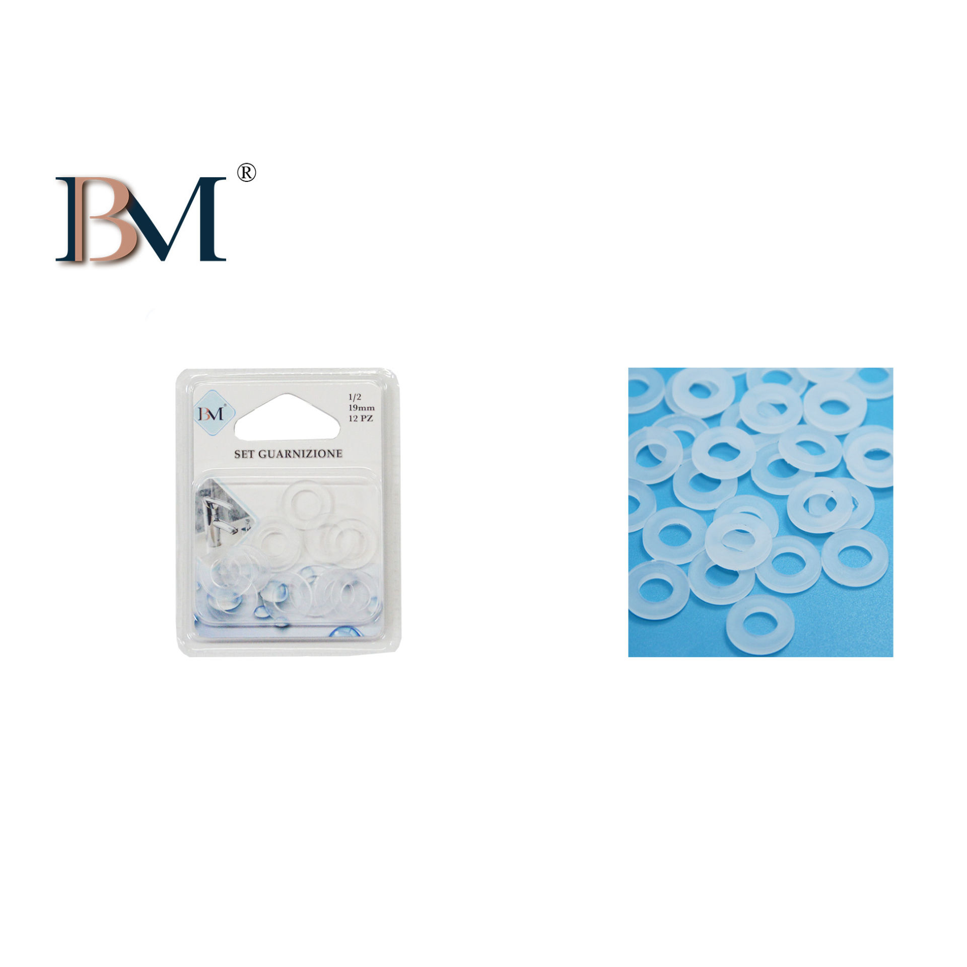 1/2 SET GUARNIZIONE 19MM 12pzBM