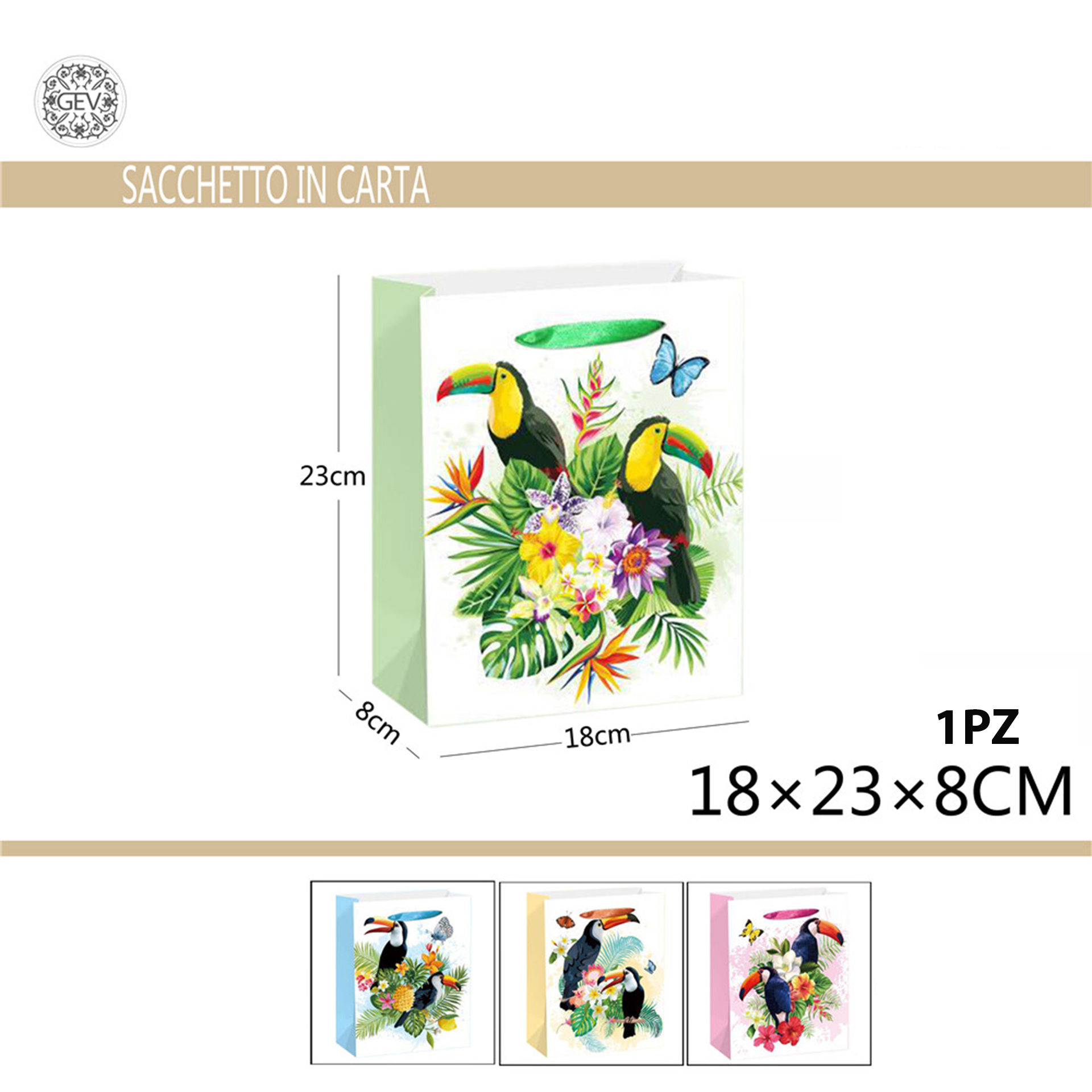 BUSTA REGALO 18*23*8CMGev