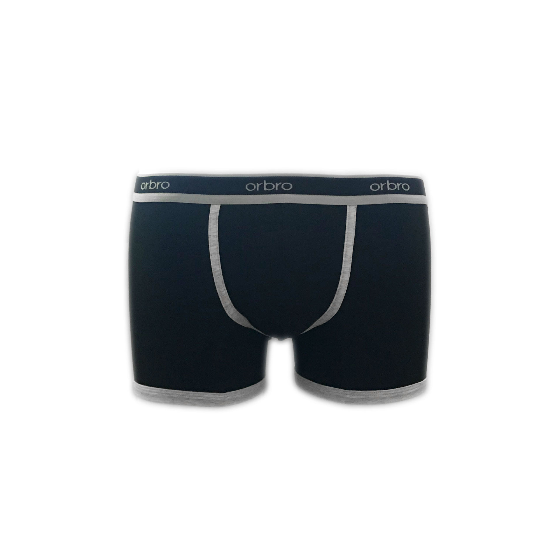 BOXER UOMO COTONE BLU SCURO/GRIGIO