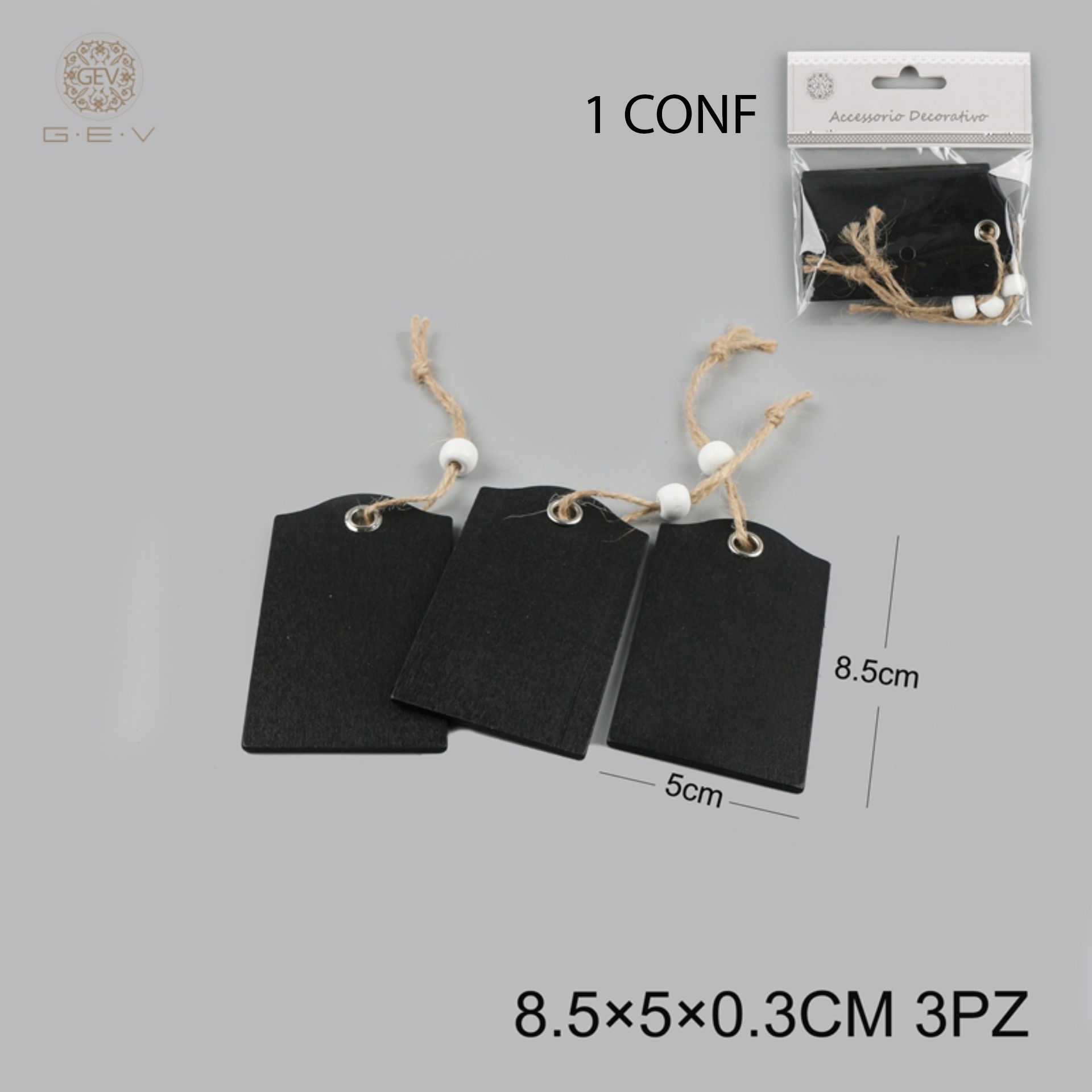 8.5*5CM LAVAGNA IN LEGNO 3PCSGev