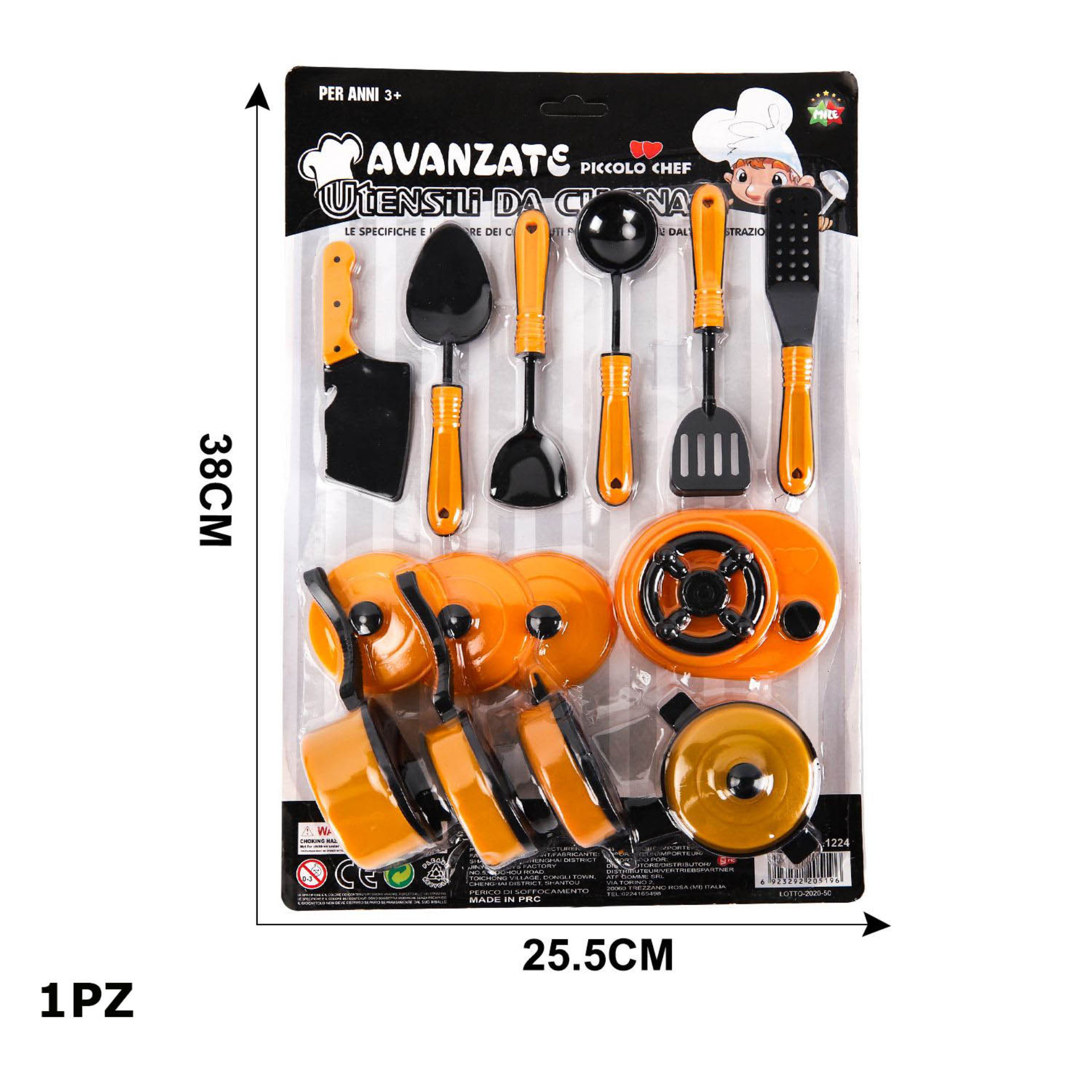 1224 STOVIGLIE DI SIMULAZIONE GIOCATTOLO 9&10/F9&1