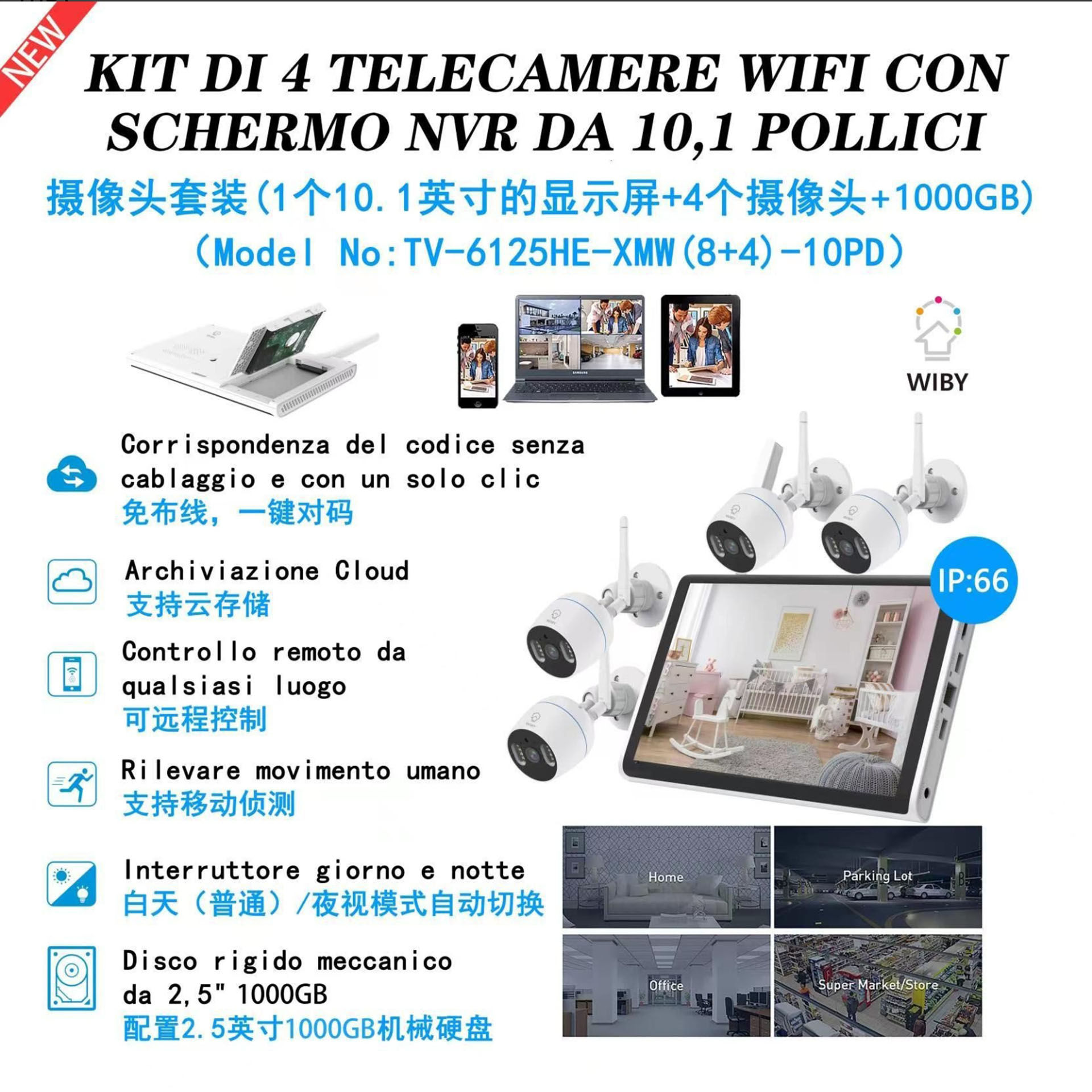 TV-6125 8+4     CAMERAS SET