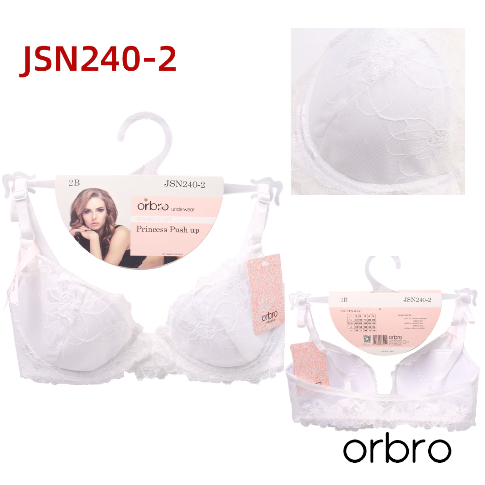 REGGISENO BIANCO  PUSH UP COPPA B