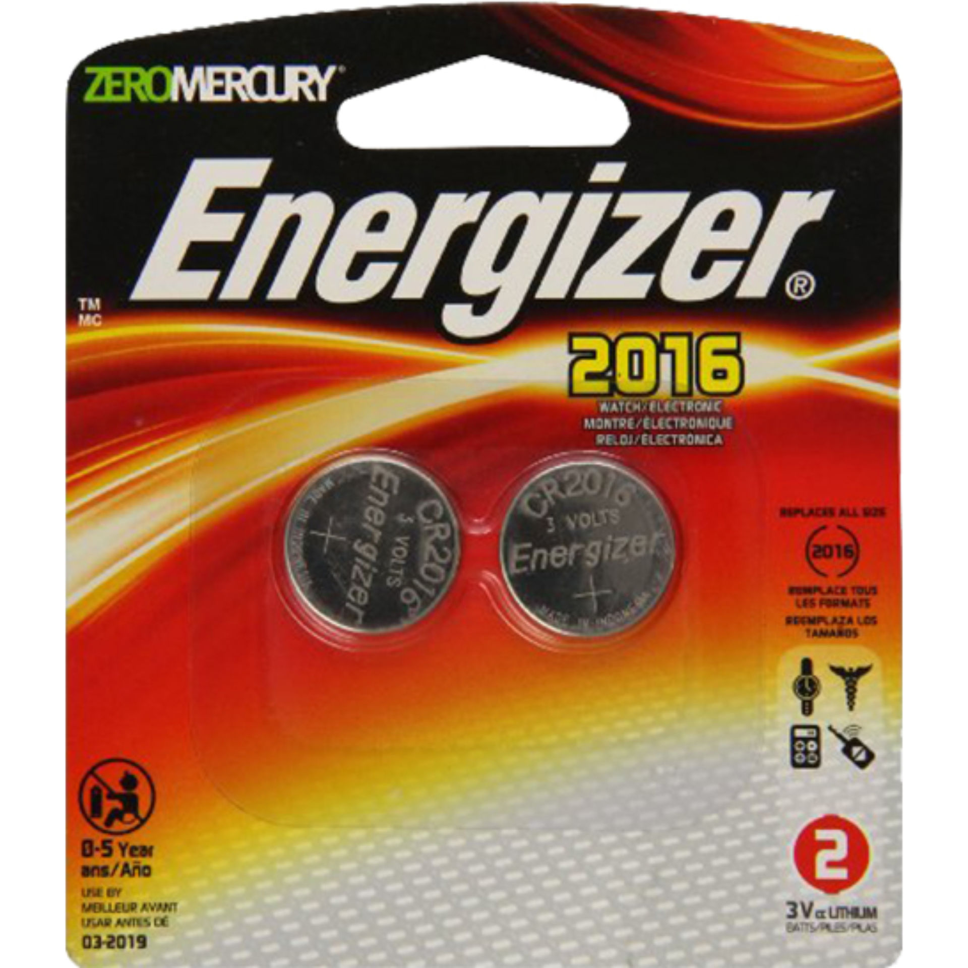 ENERGIZER LITHIUM CR2016 B2Energizer