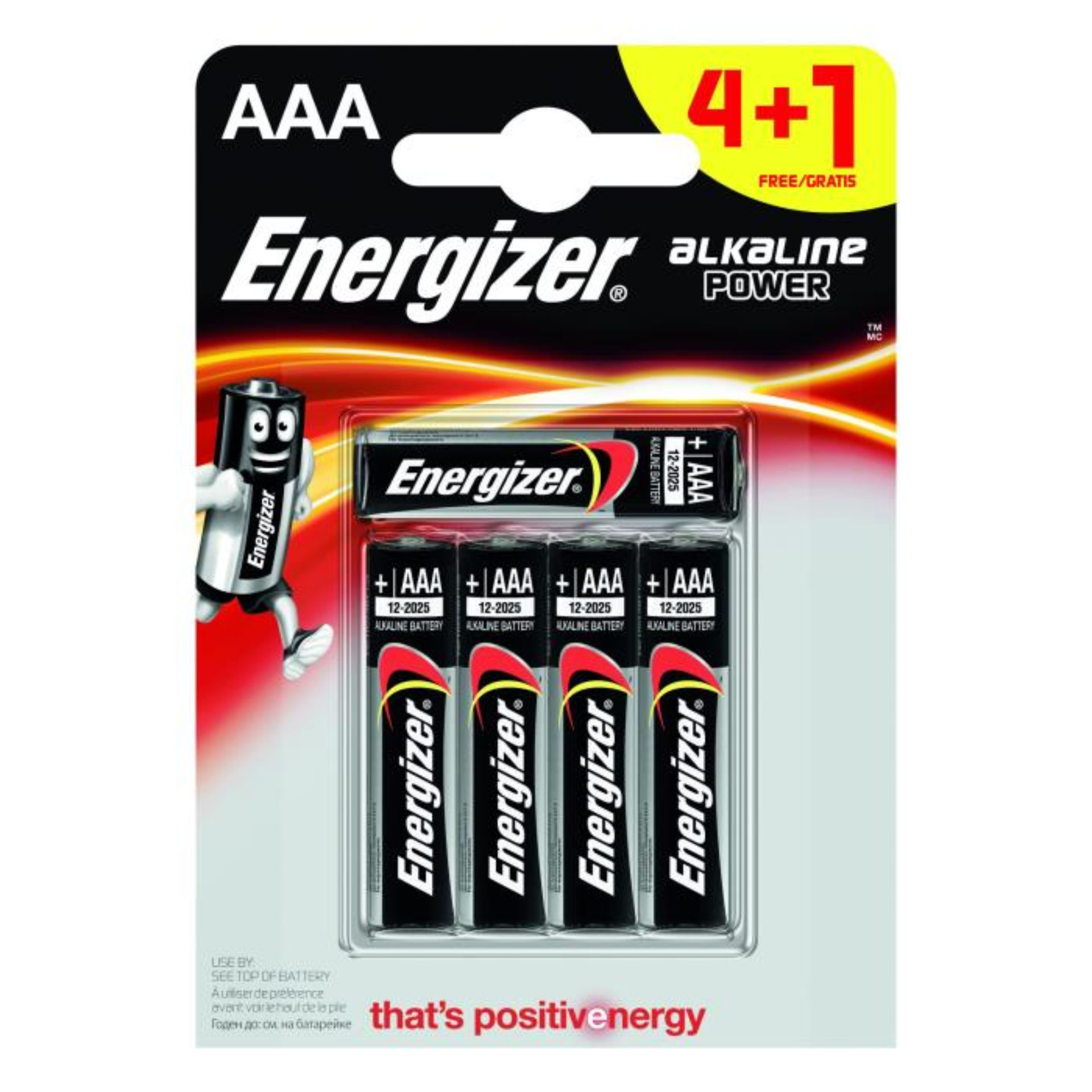 ENERGIZER POWER M/STILO AAA 4+1PZ