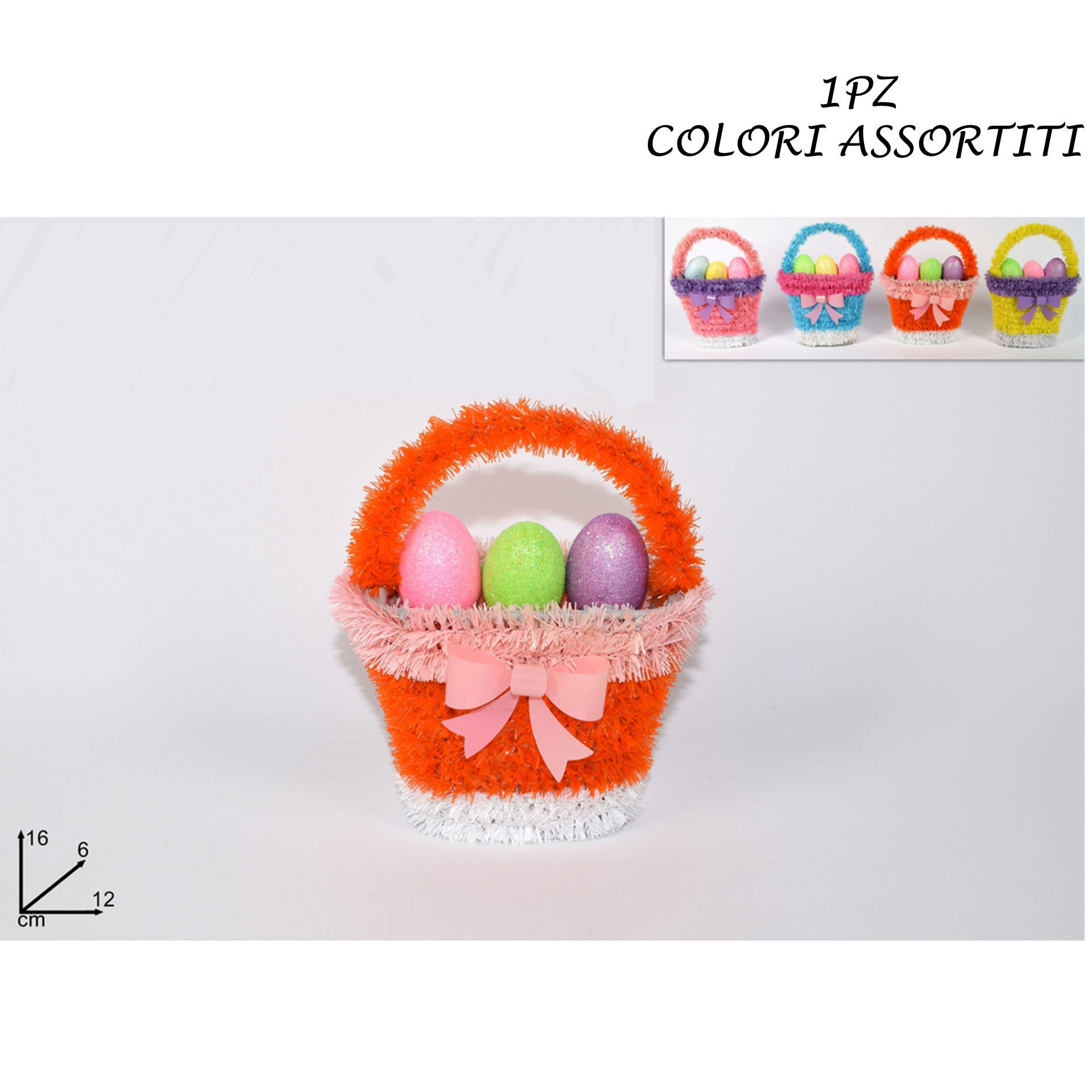 CESTO PASQUALE C/OVETTI 4COL IN DISPLAY 14I084Due Esse