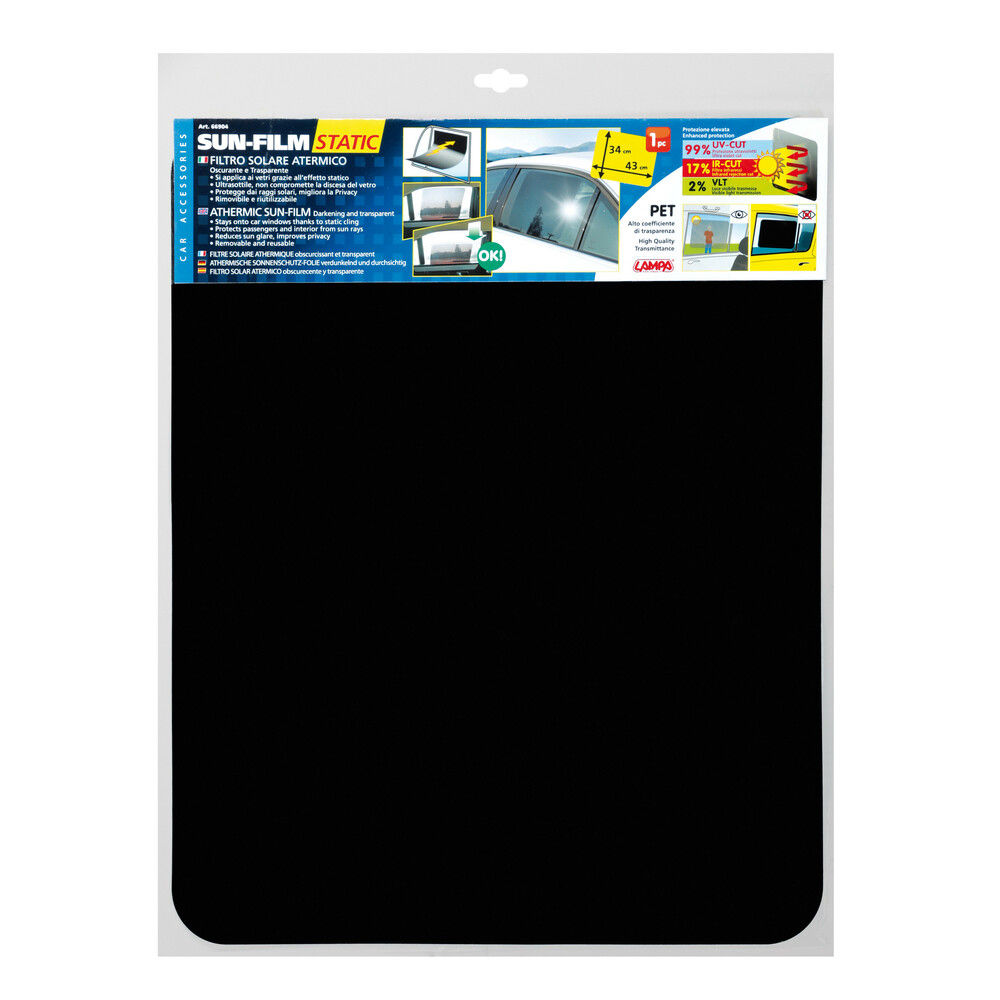 FILTRO SOLARE  ATERMICO       APPLICAZIONE STATICALampa