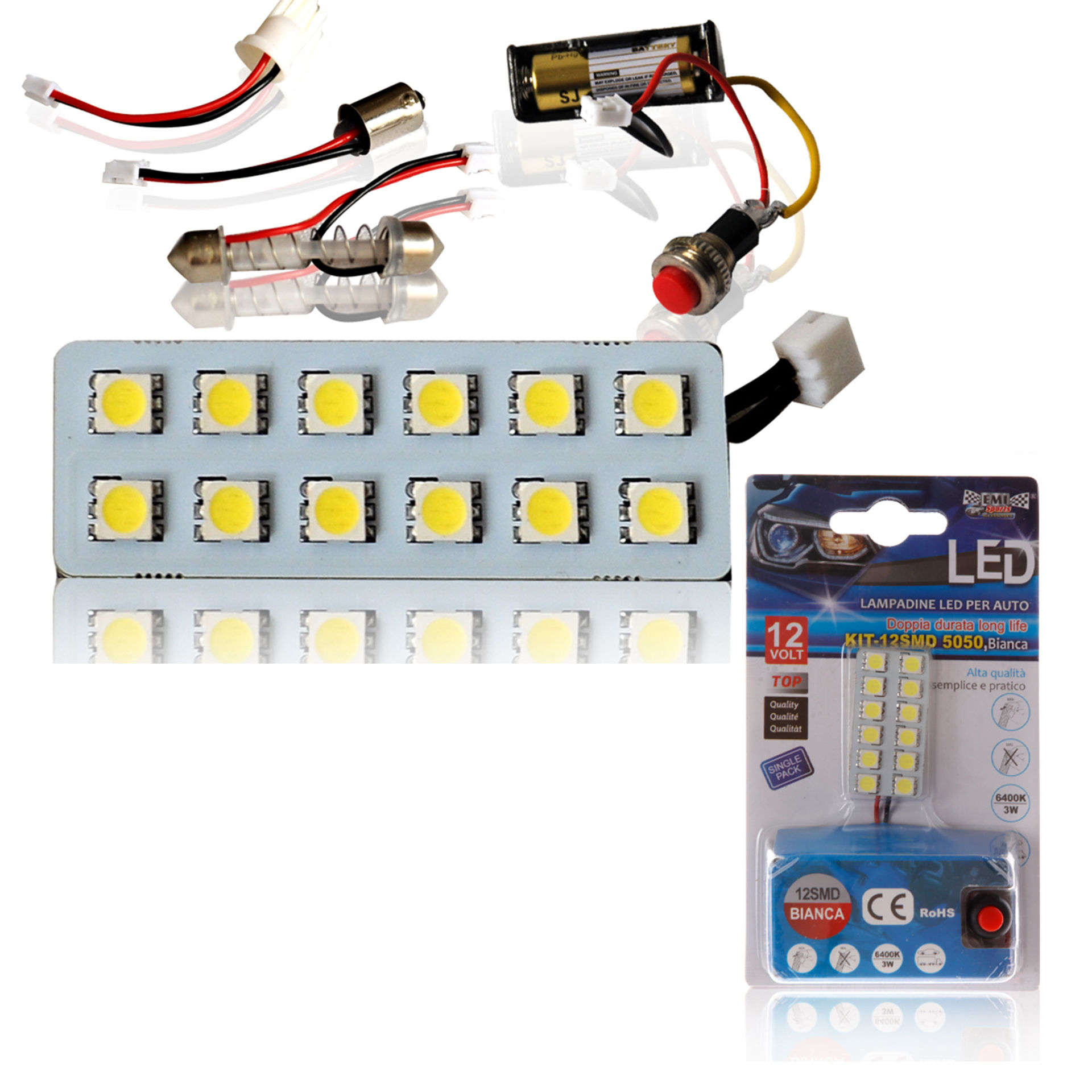 LAMPADINE LED PER AUTO 1PCSEmi Style