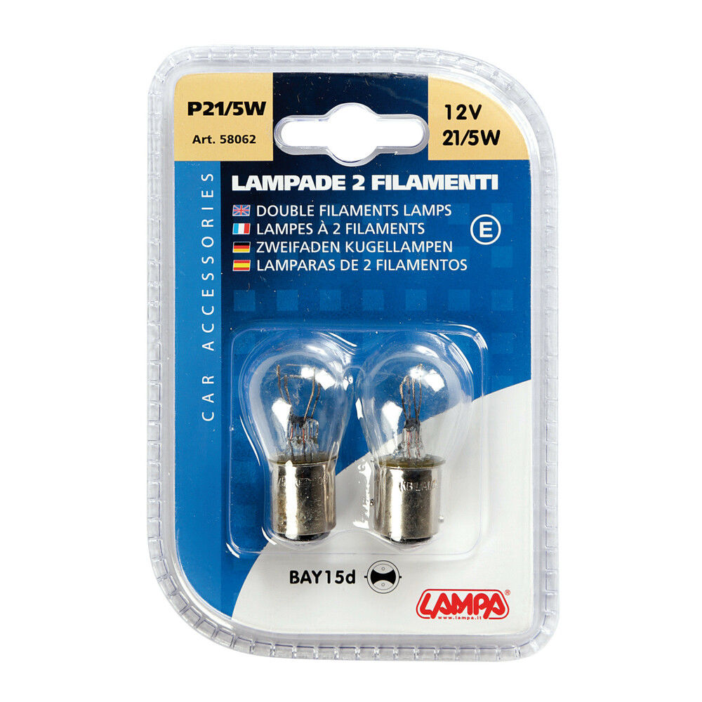 CP.LAMPADE 2 FIL.21/5W BAY15DLampa