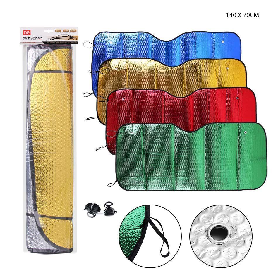 PARASOLE AUTO ALLUMINIO COLOR 140X70CM ASSDc