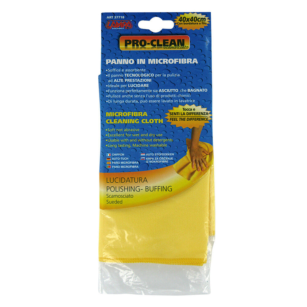 PANNO PRO-CLEAN MICROFIBRA SCAMOSCIATO, 40X40CMLampa