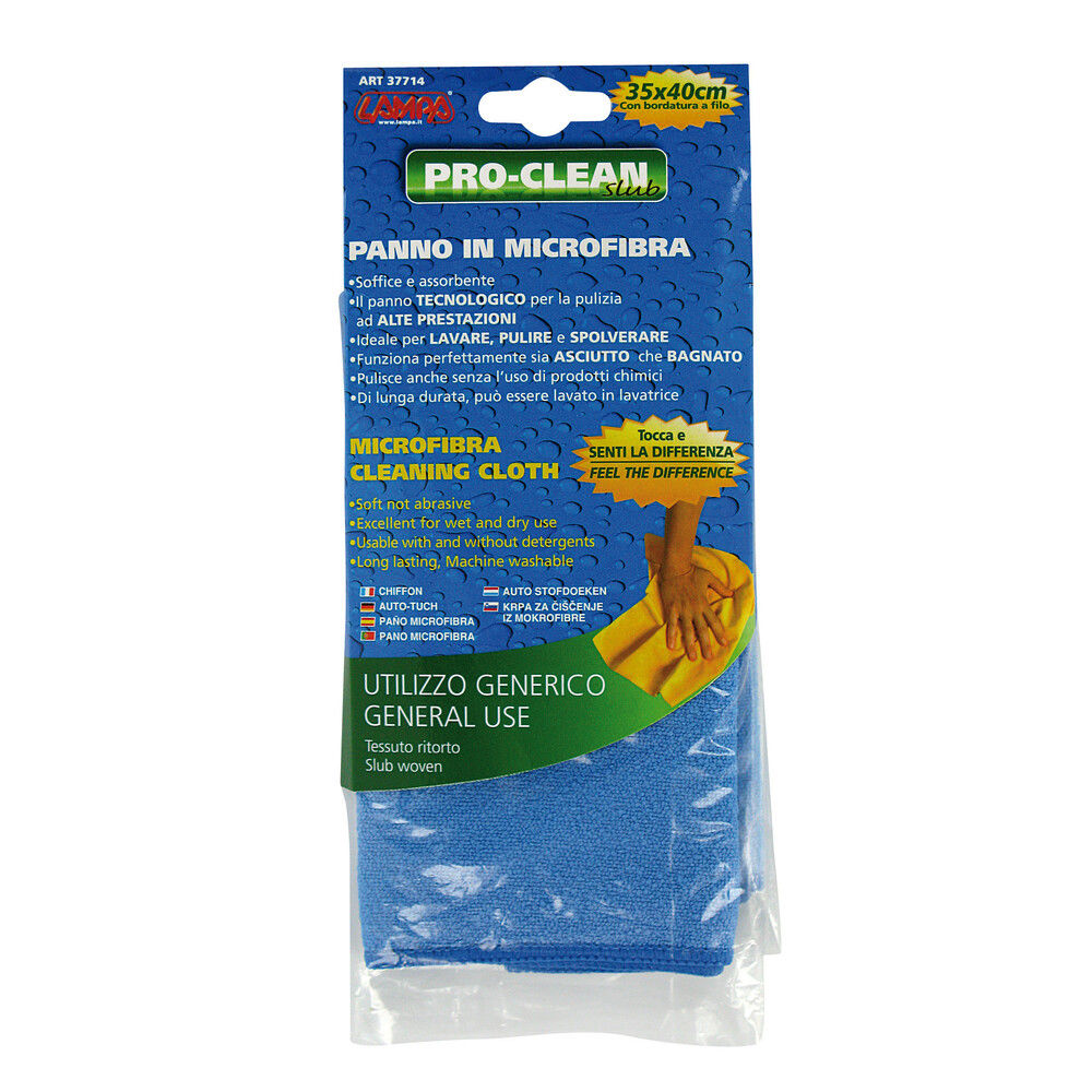 PANNO PRO-CLEAN MICROFIBRA    TESSUTO RITORTO, 35XLampa