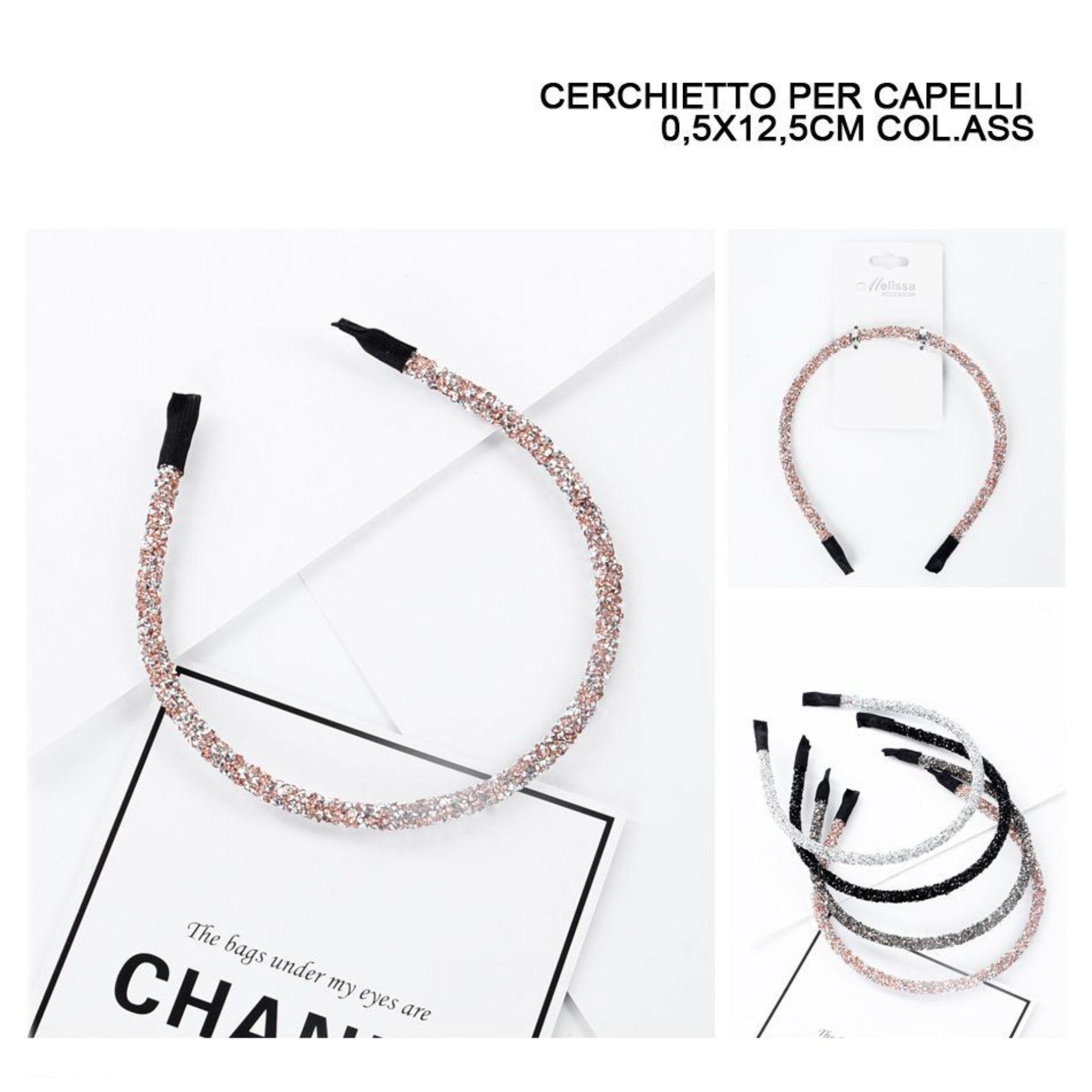 CERCHIETTO CAPELLI 0,5X12,5CM ASS.Melissa