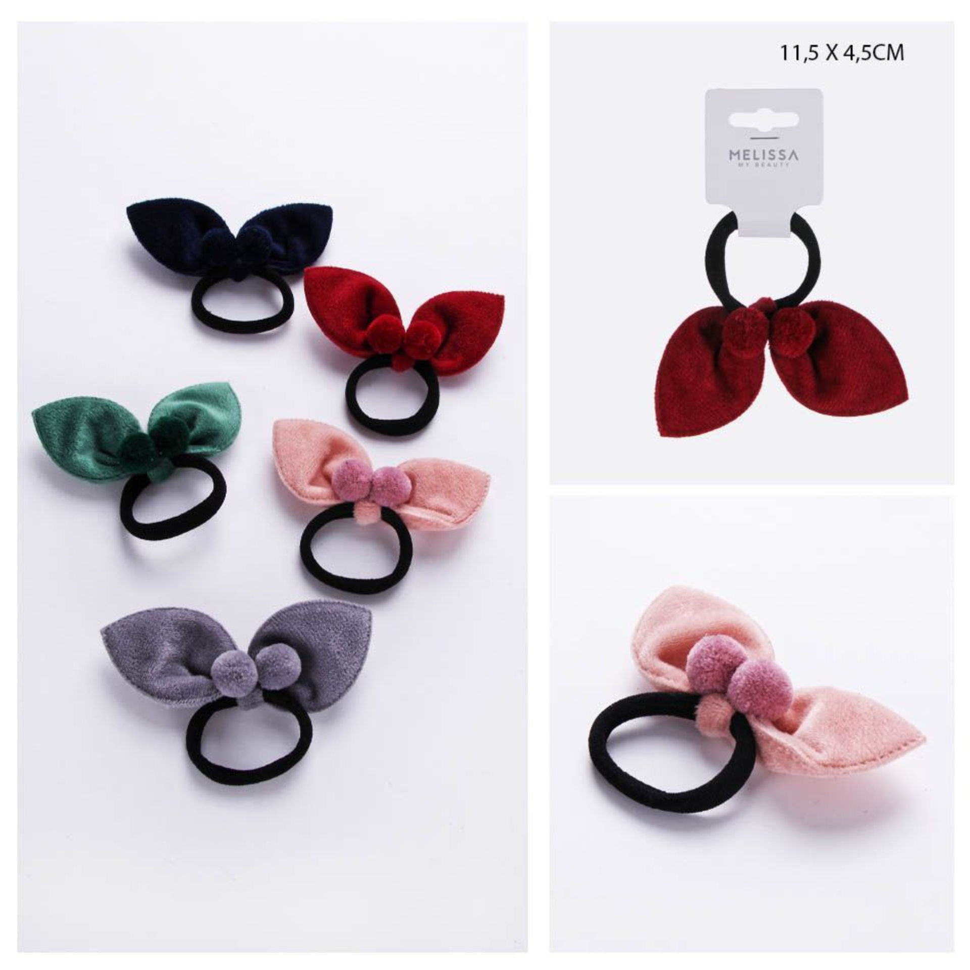 ELASTICO CAPELLI 11.5X4.5CM 2PZMelissa