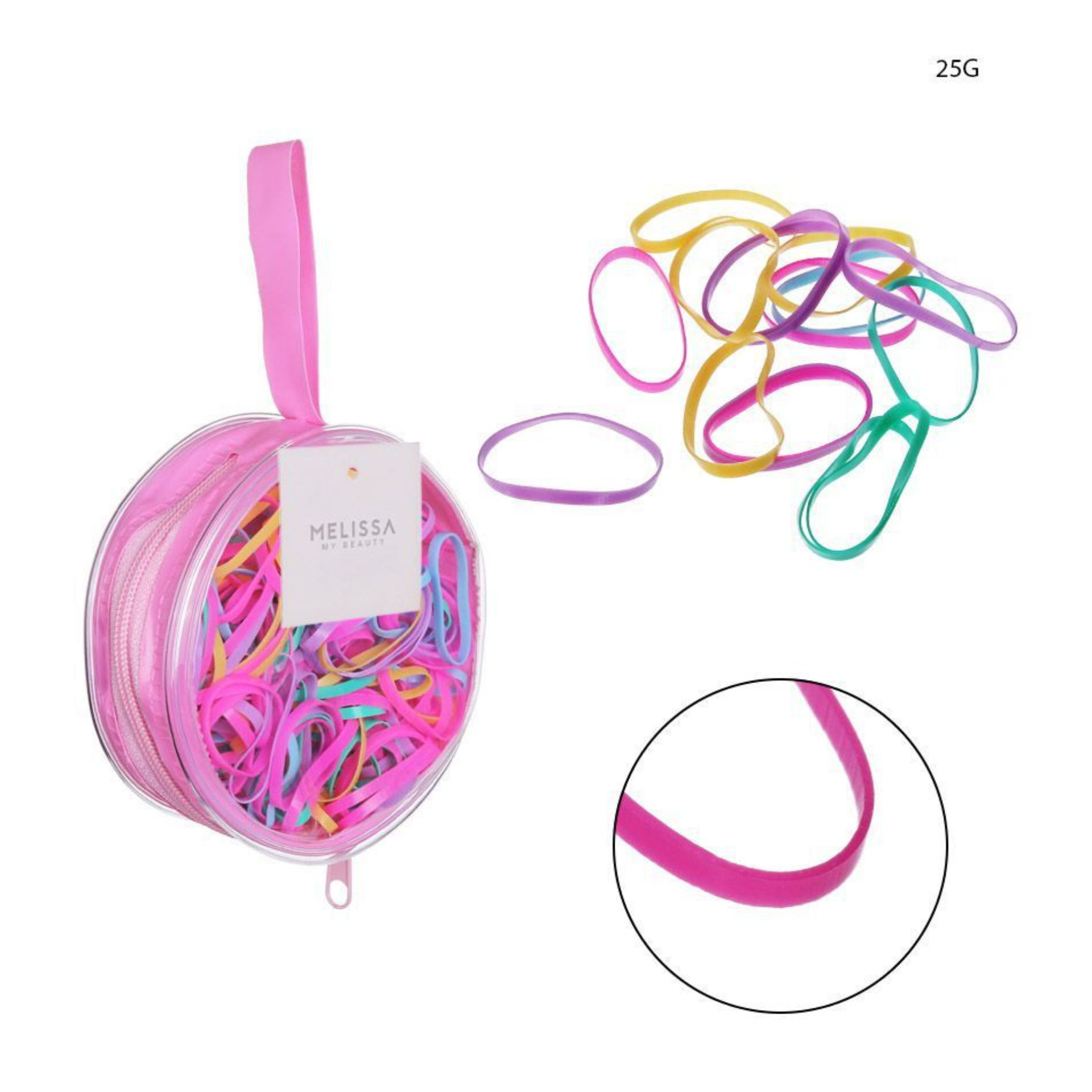 MINI ELASTICI CAPELLI MACARON 25GMelissa