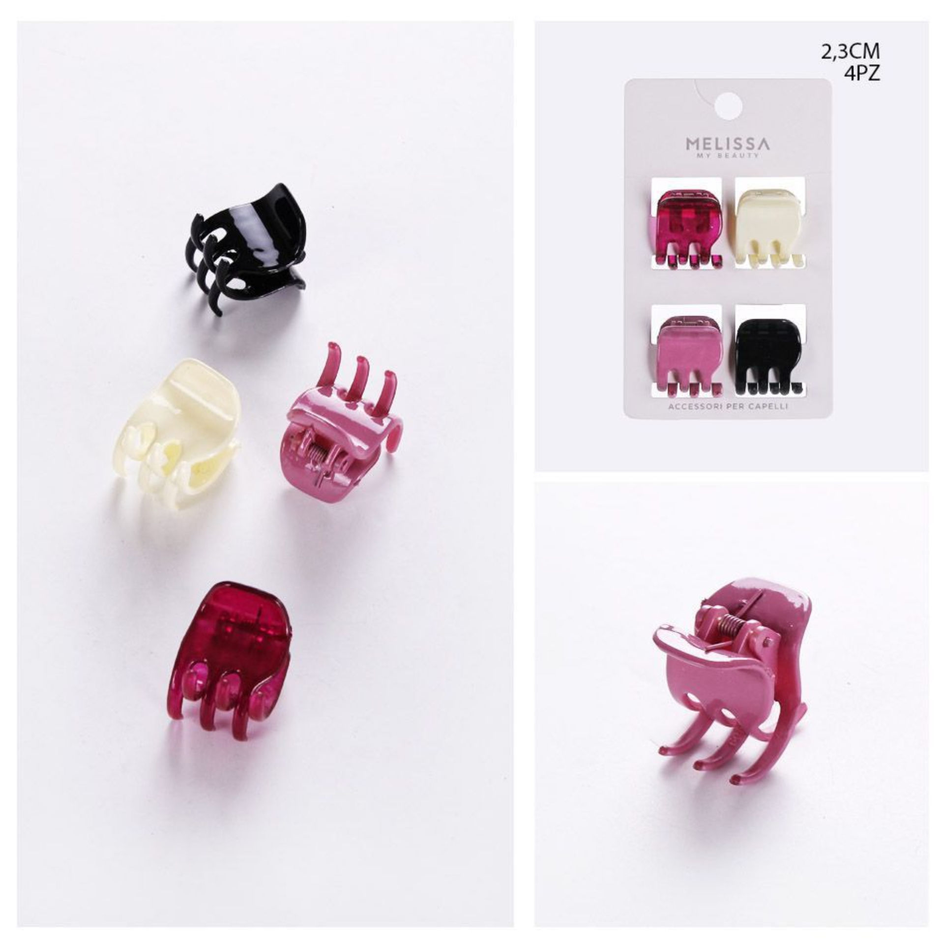 MOLLETTINE CAPELLI 2.3CM 4PZMelissa