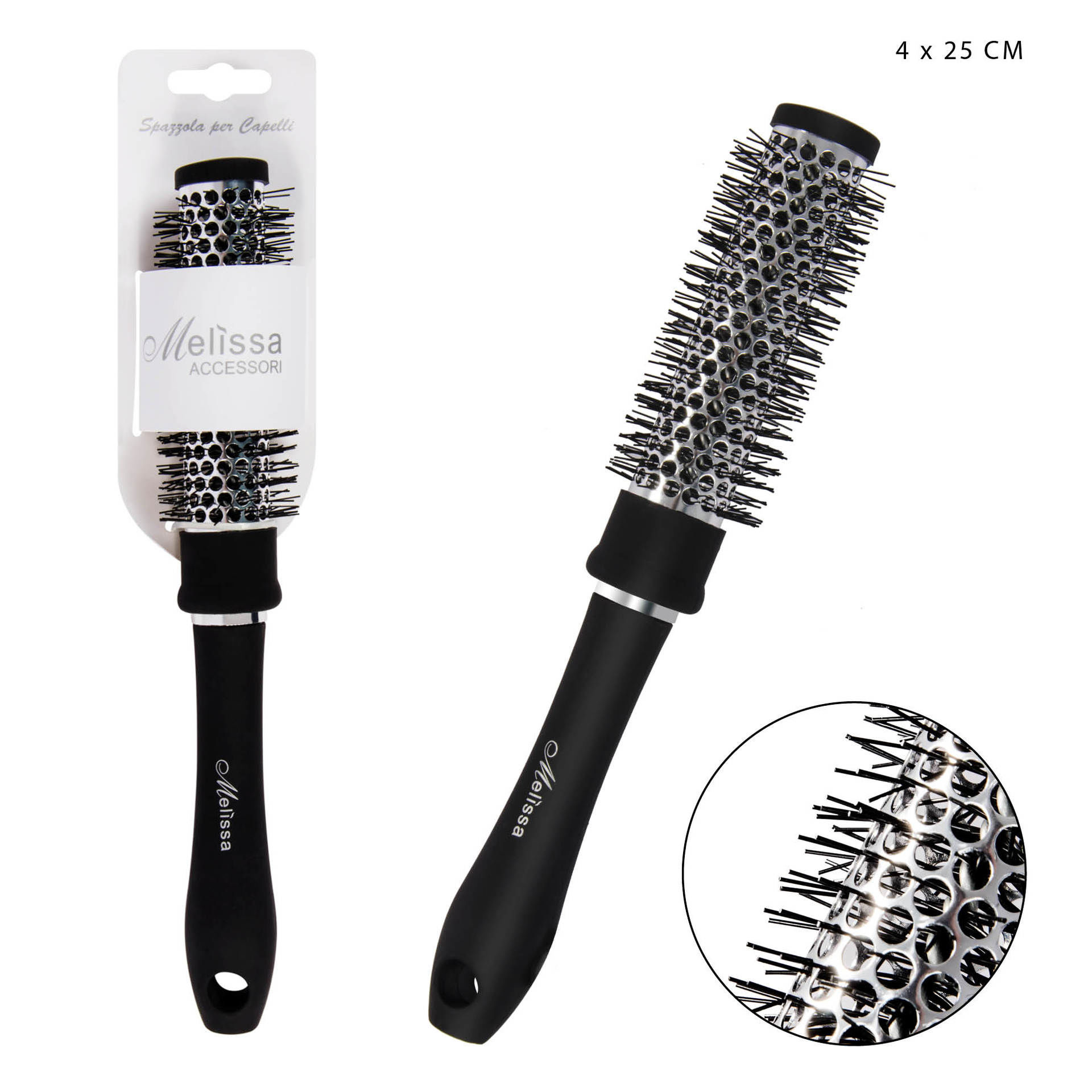 SPAZZOLA CAPELLI SOFT TOUCH 25X4CMMelissa