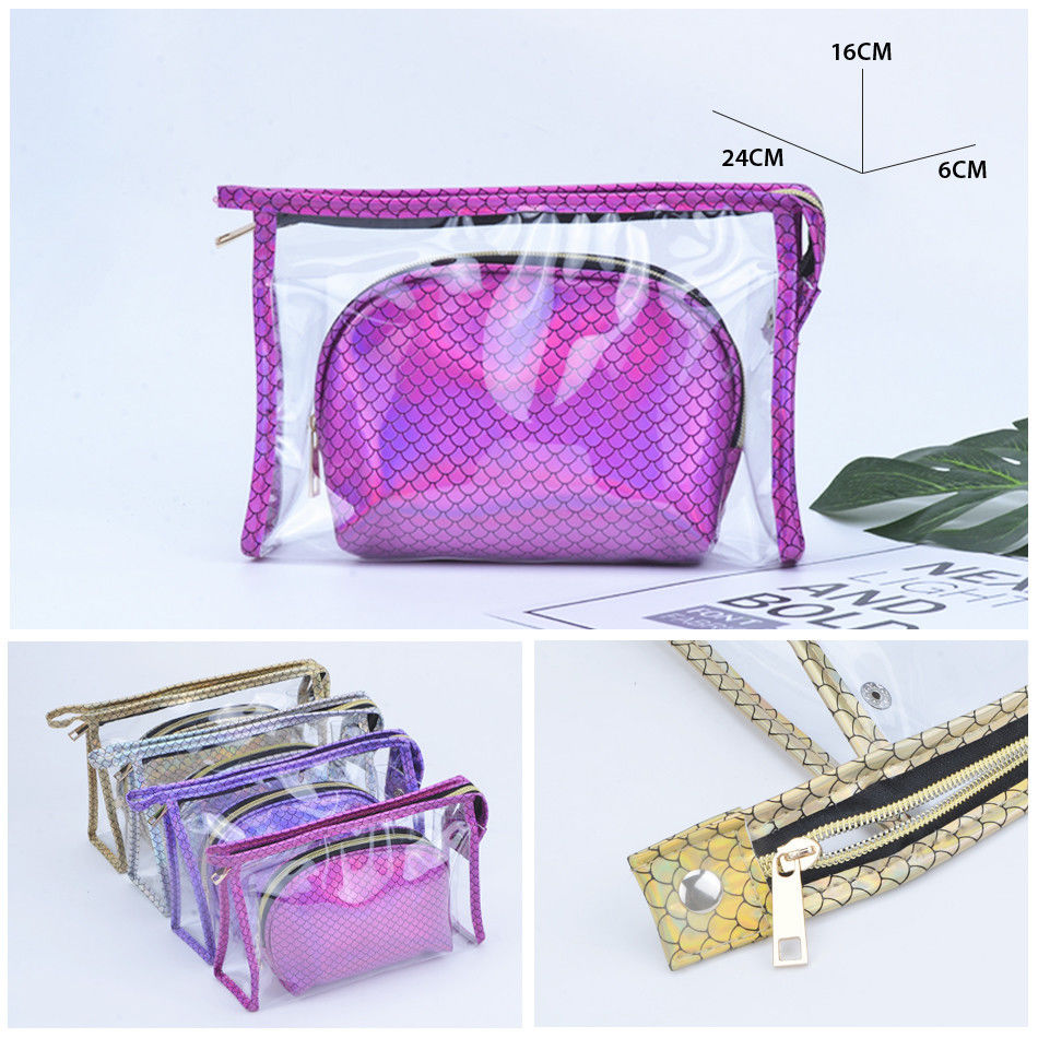 BORSA COSMETICA EFF.SIRENA 2PZ 24X16X6-20X14X7Melissa